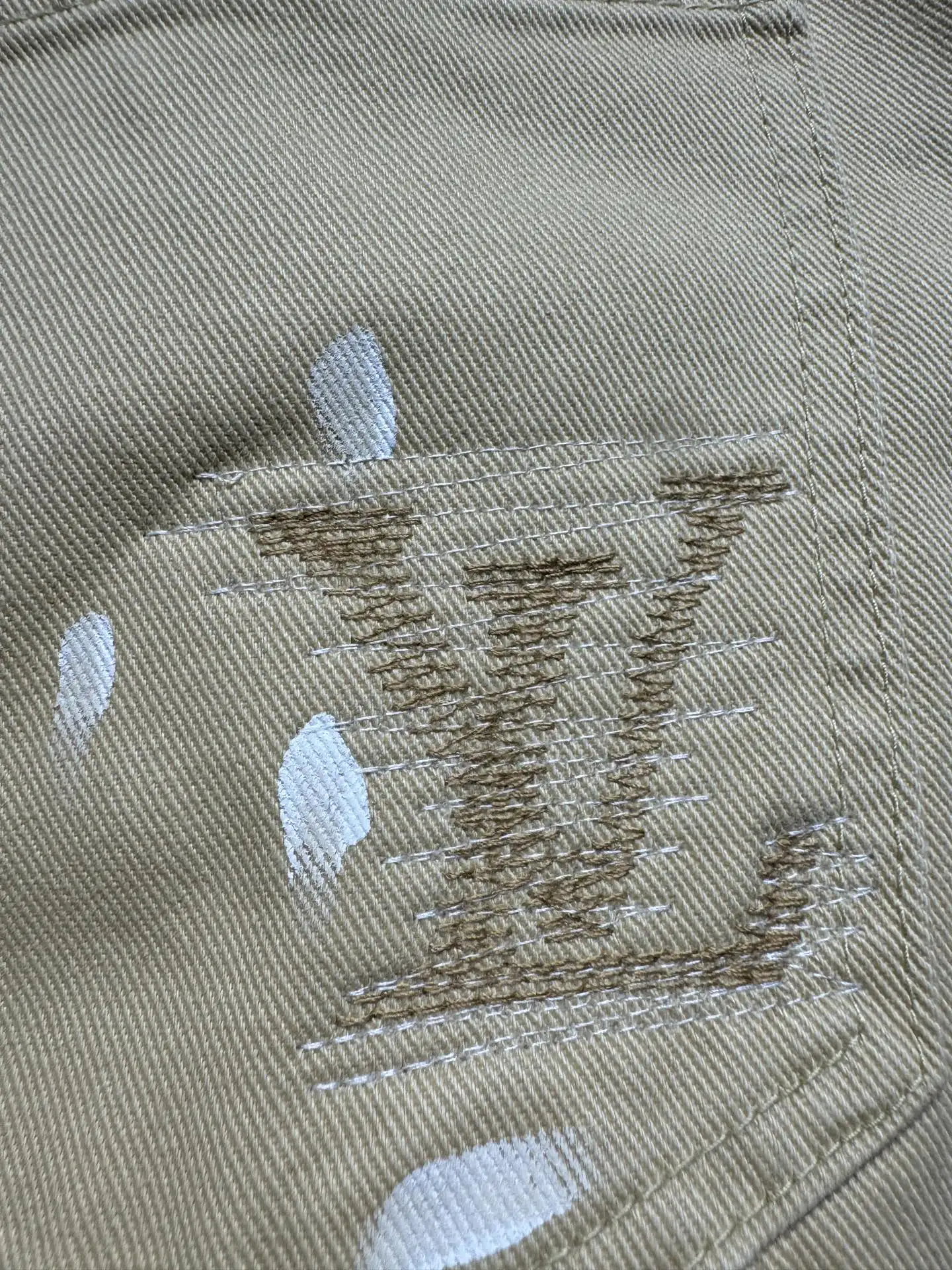 Paint-Splatter Embroidered Carpenter Trousers D24523024 — view 22