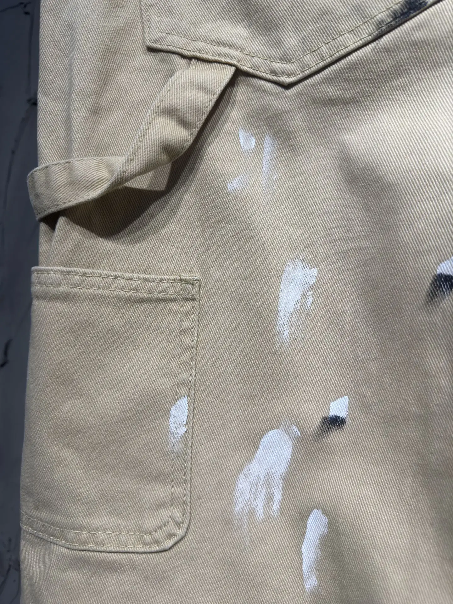 Paint-Splatter Embroidered Carpenter Trousers D24523024 — view 23