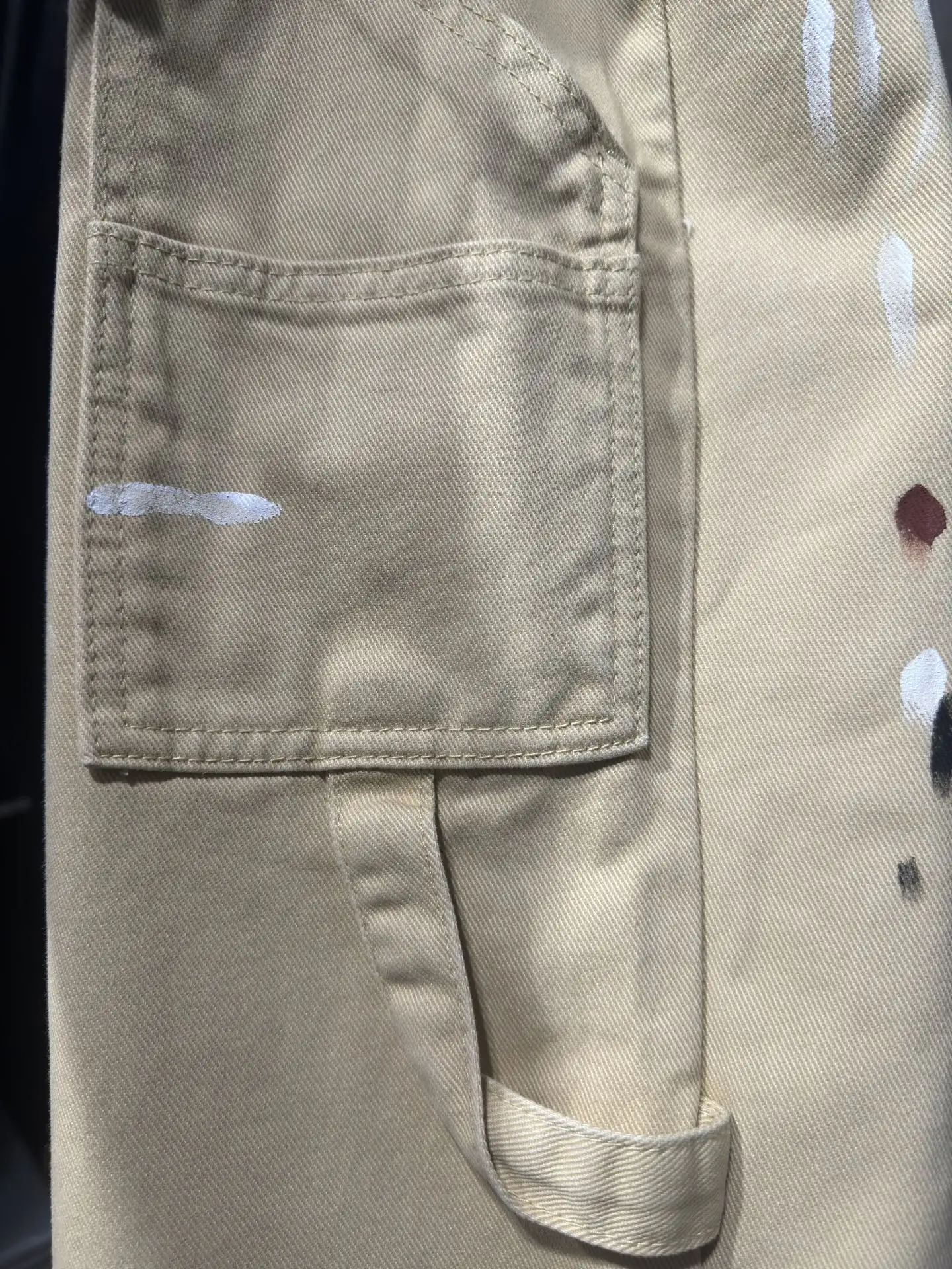 Paint-Splatter Embroidered Carpenter Trousers D24523024 — view 26