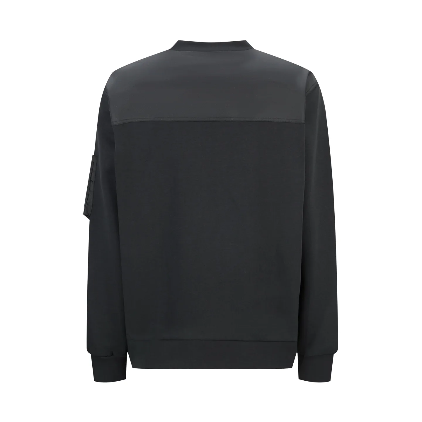 Oversized Re-Nylon Detail Crew-Neck Sweatshirt D24521072 — view 2