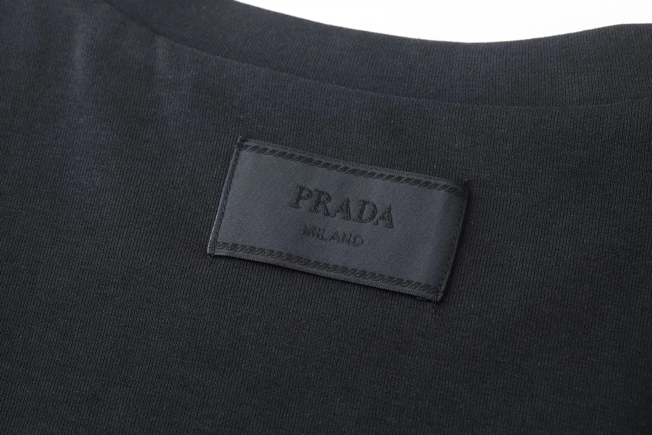 Oversized Re-Nylon Detail Crew-Neck Sweatshirt D24521072 — view 8