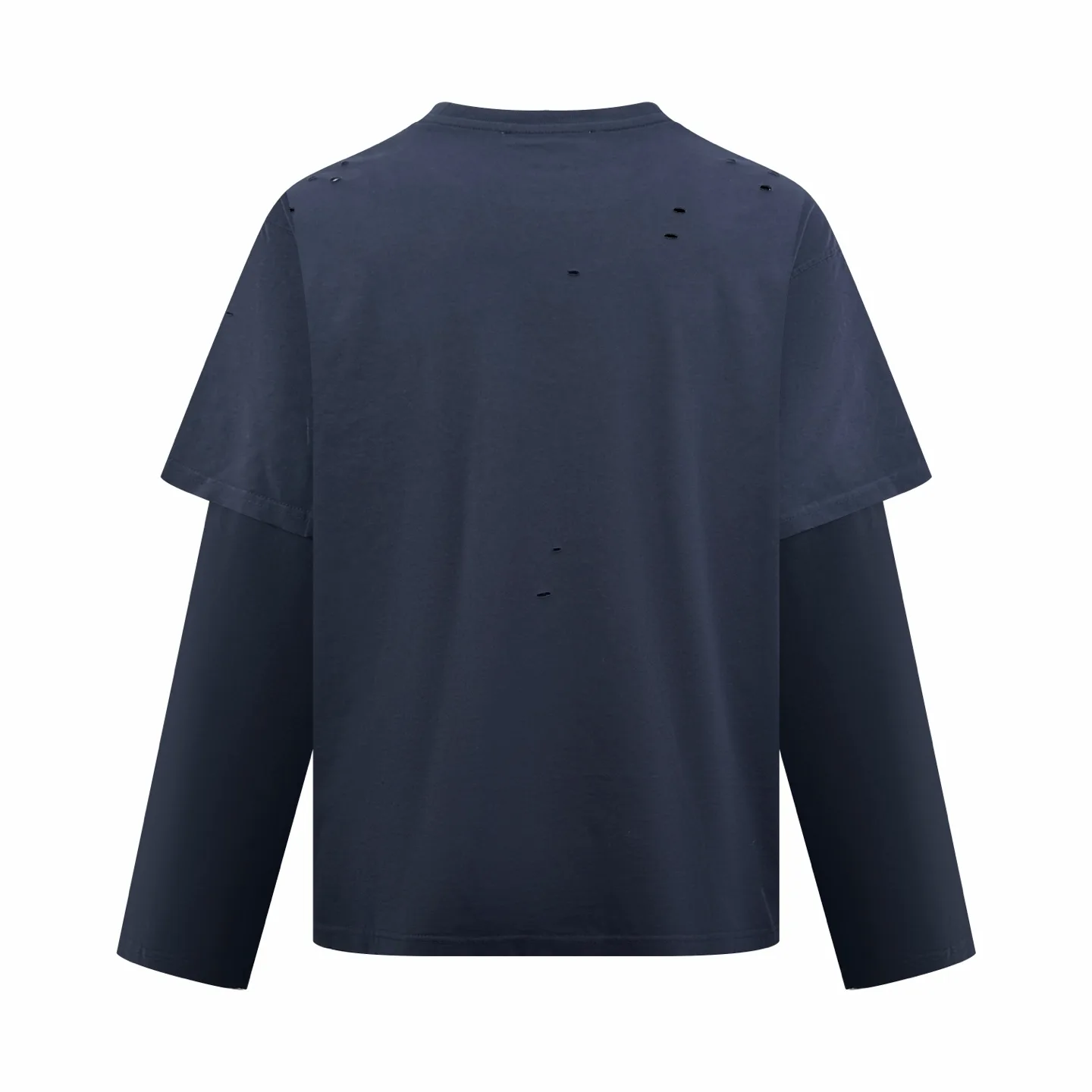 Distressed Logo Layered Long-Sleeve T-Shirt D24519098 — view 2