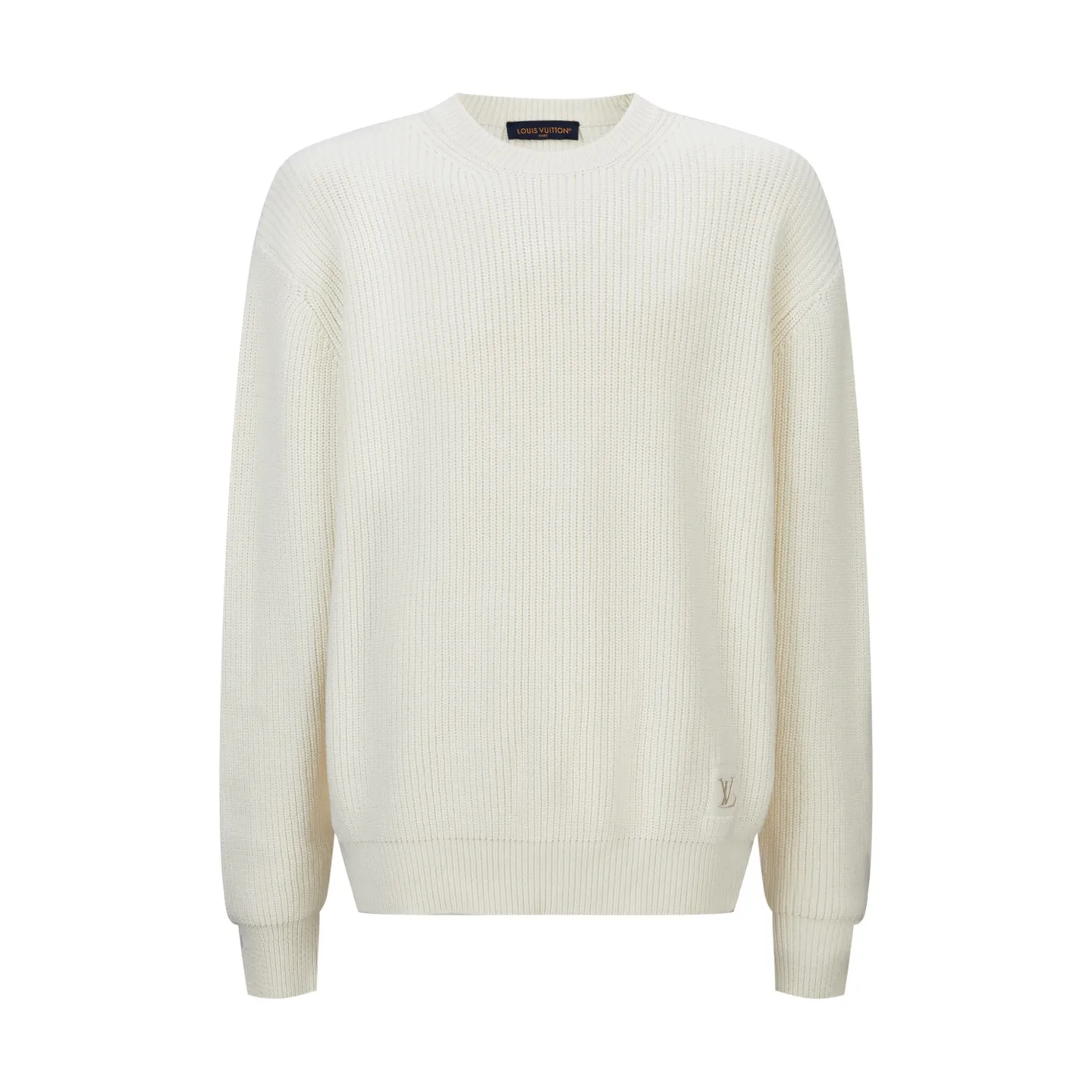 Logo-Embroidered Ribbed Cashmere-Blend Sweater D25021192