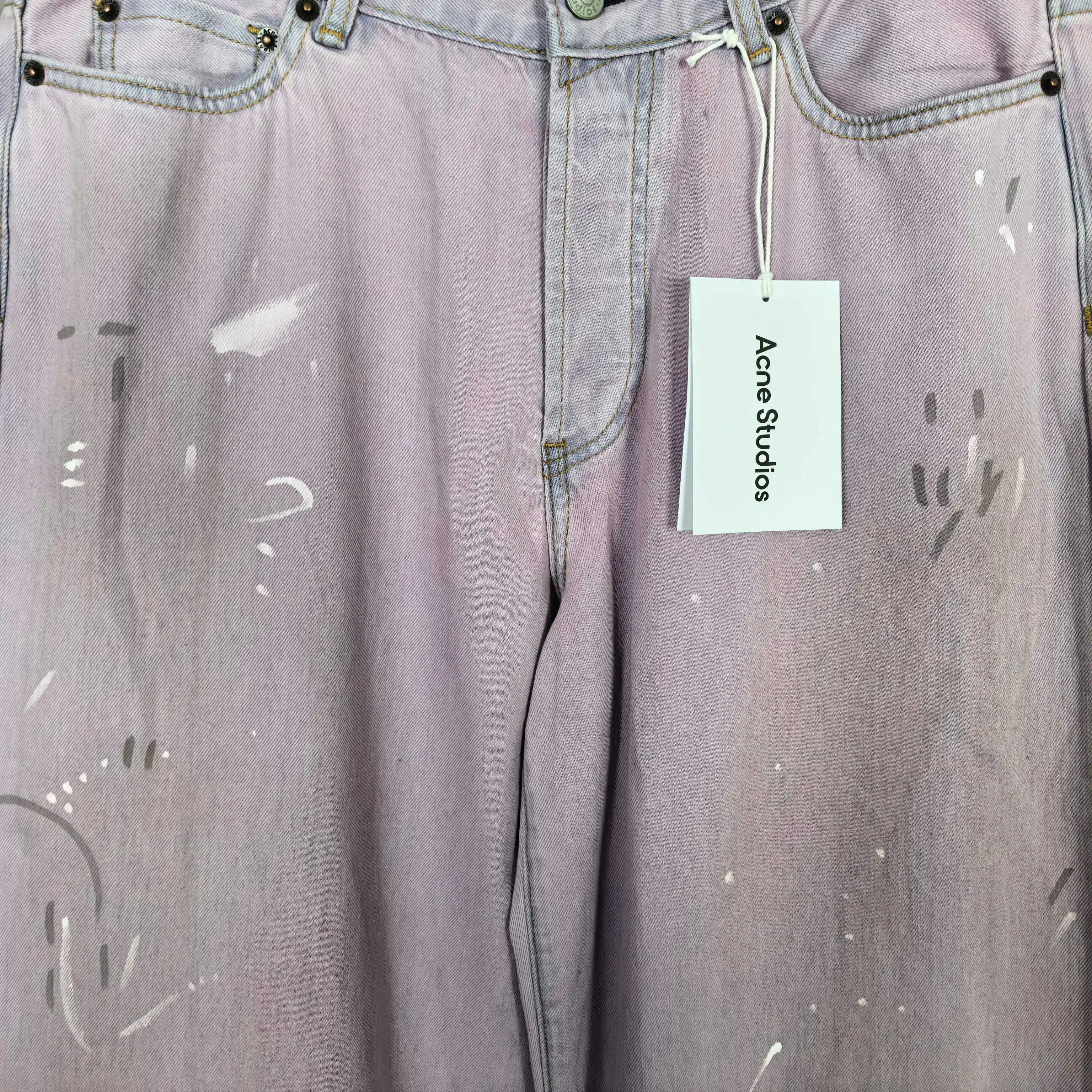 1981 Loose-Fit Splatter-Effect Jeans D25023282 — view 8