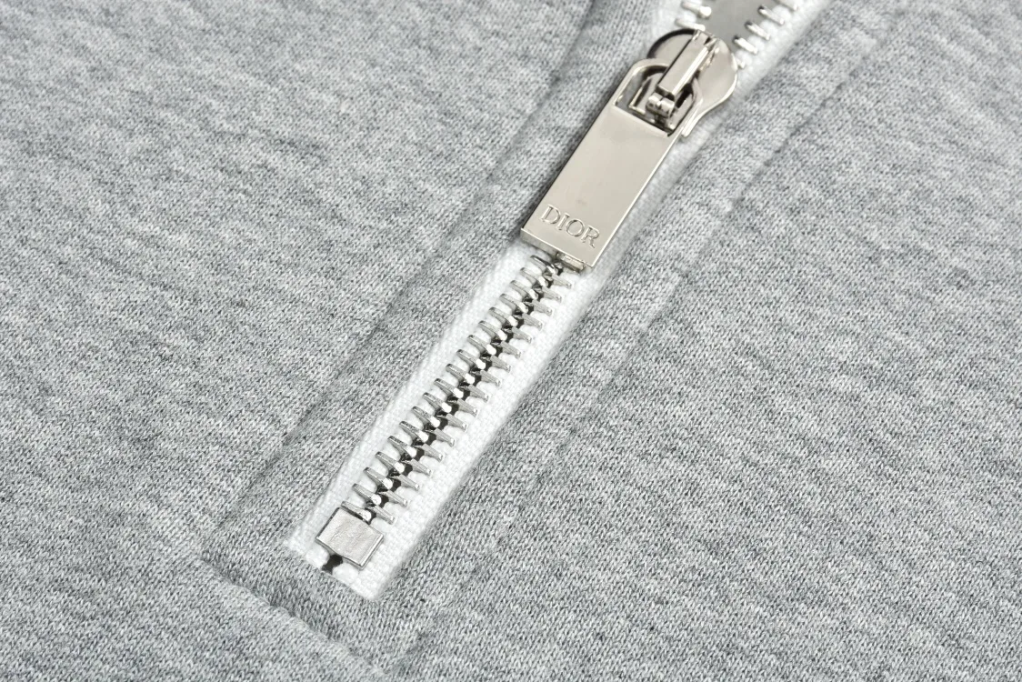 CD Logo Embroidered Half-Zip Sweatshirt D25021189 — view 5