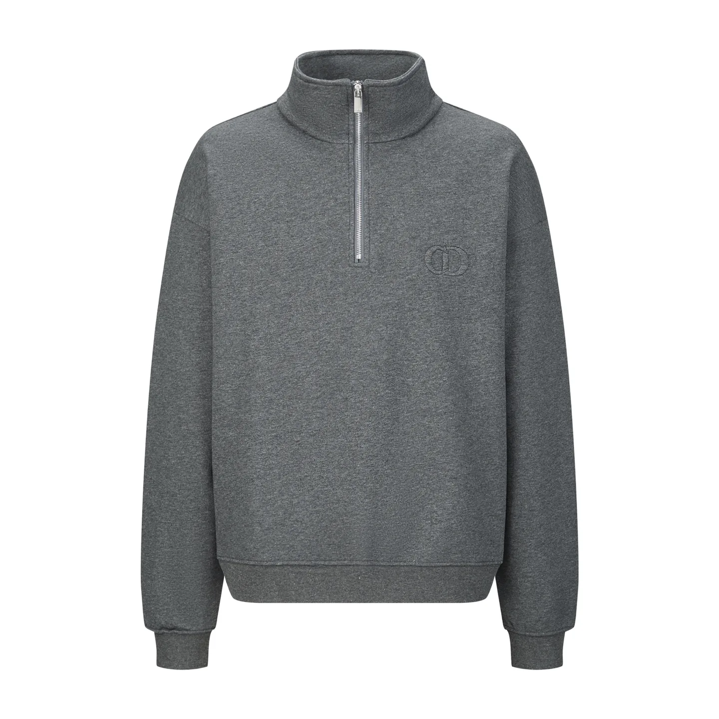 CD Icon Half-Zip Embroidered Sweatshirt D25021187