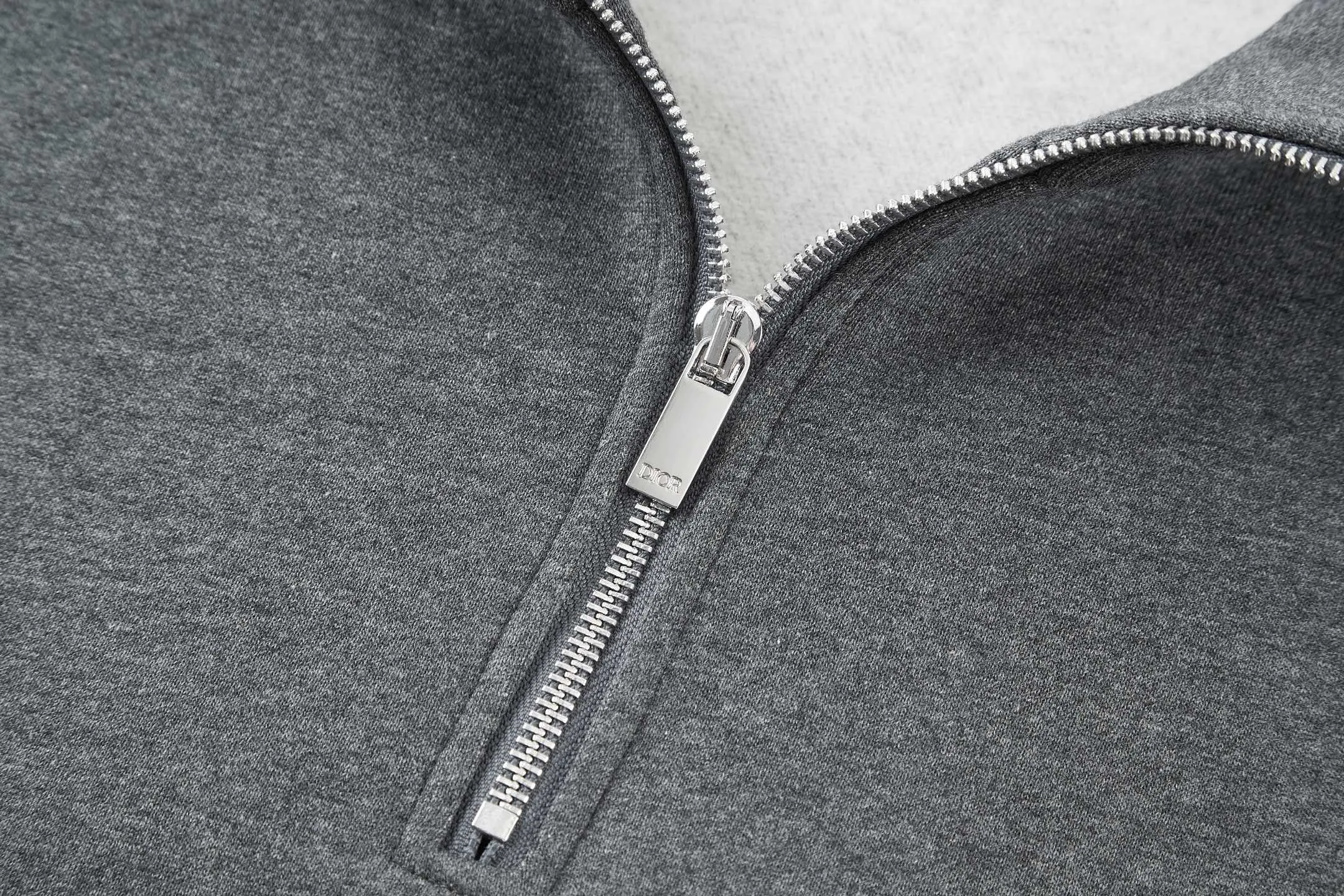 CD Icon Half-Zip Embroidered Sweatshirt D25021187 — view 4