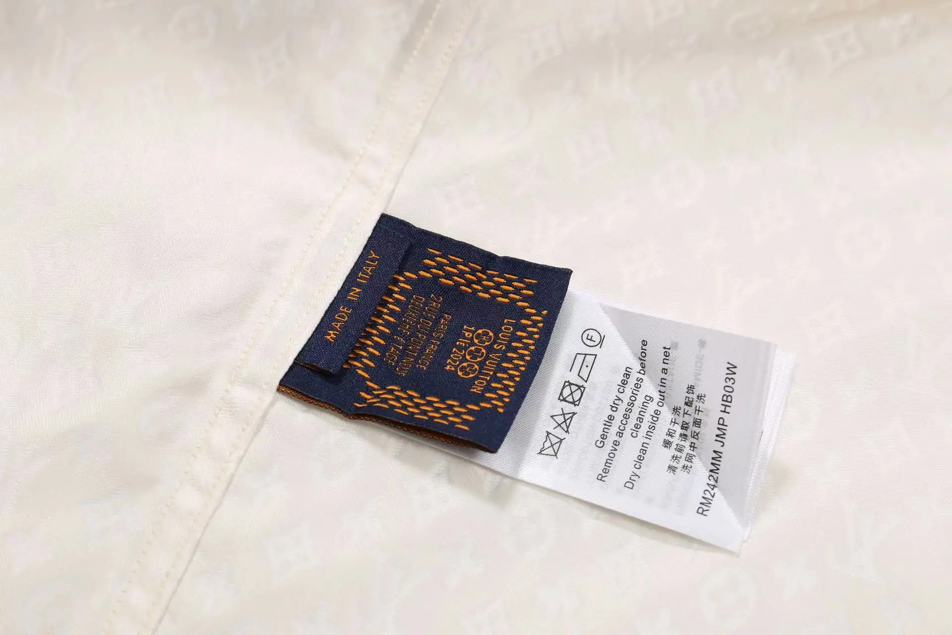 Monogram Jacquard Silk Evening Shirt D25013029 — view 9