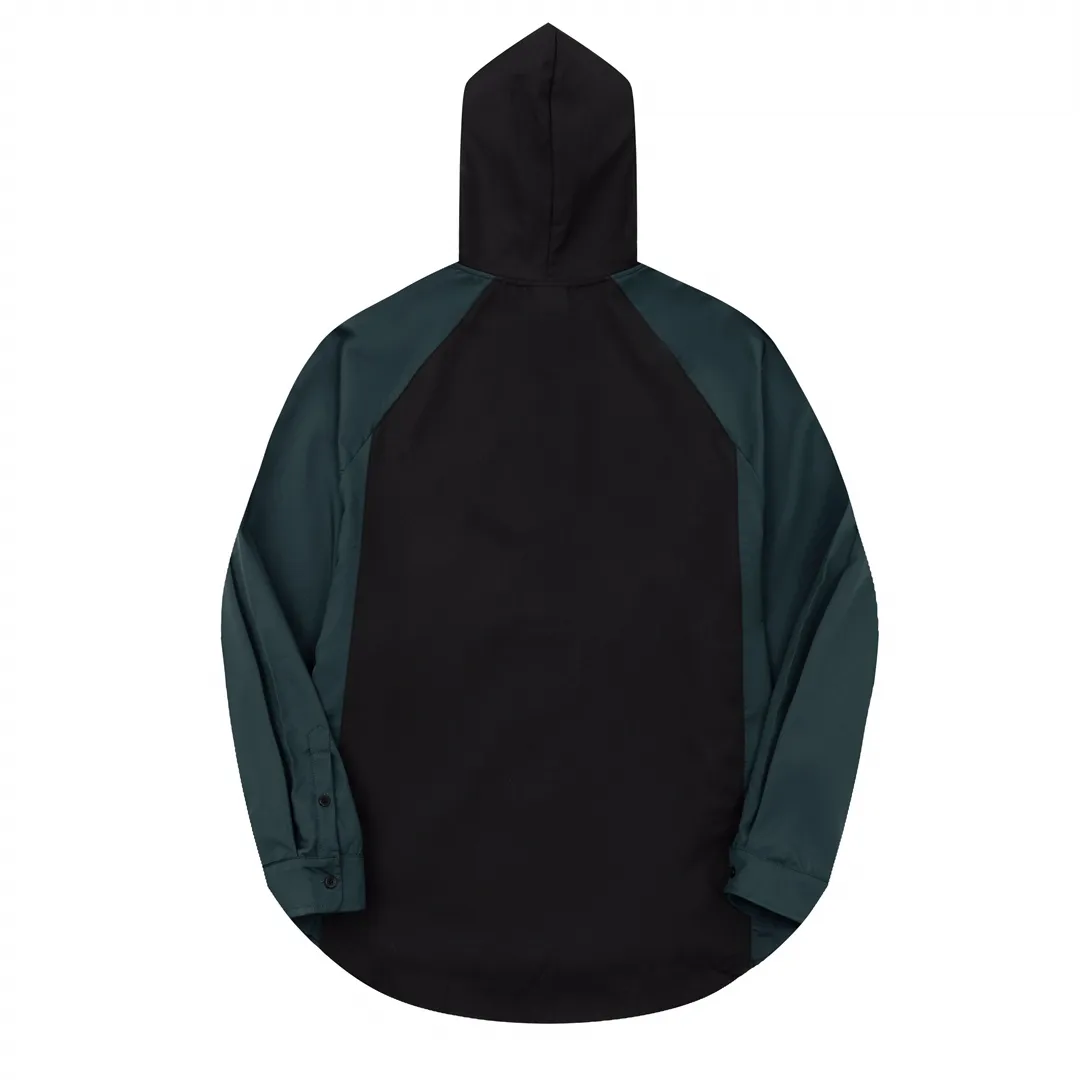 Logo-Embroidered Hooded Overshirt D25013024 — view 2