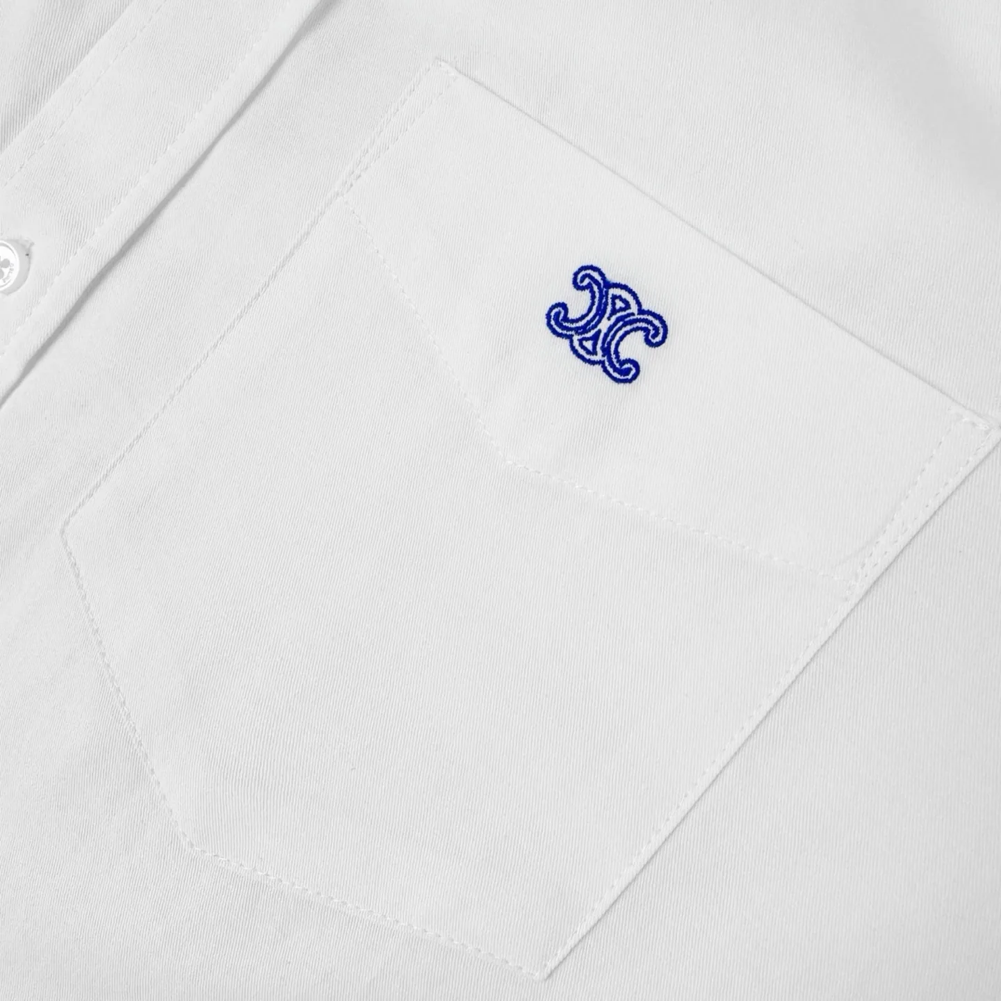 Triomphe Embroidered Cotton Shirt D25521020 — view 5