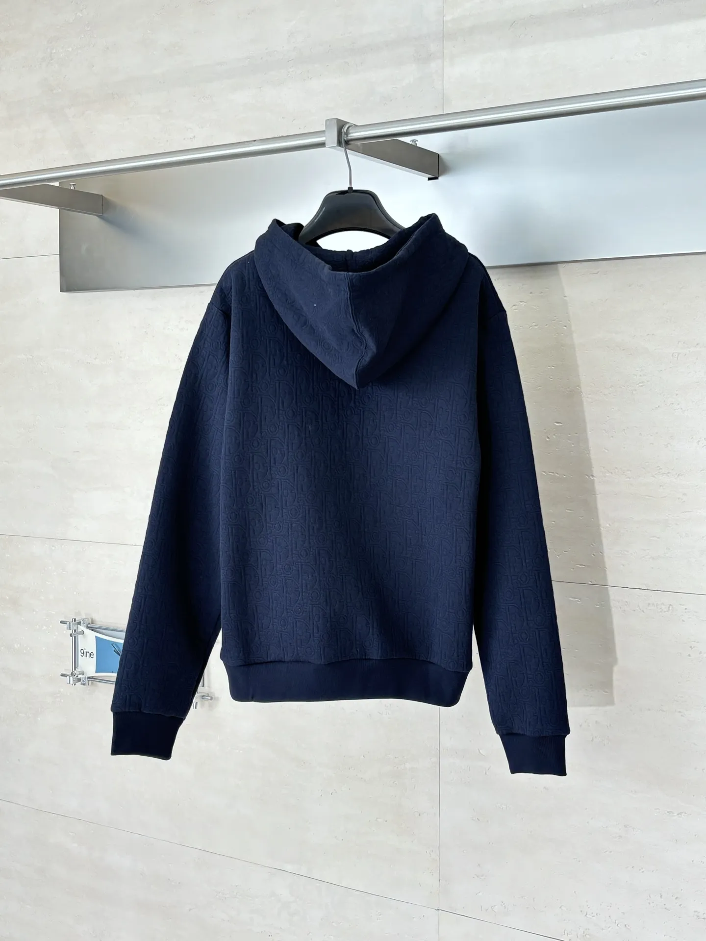 Oblique Jacquard Cotton-Blend Hoodie D25520715 — view 2