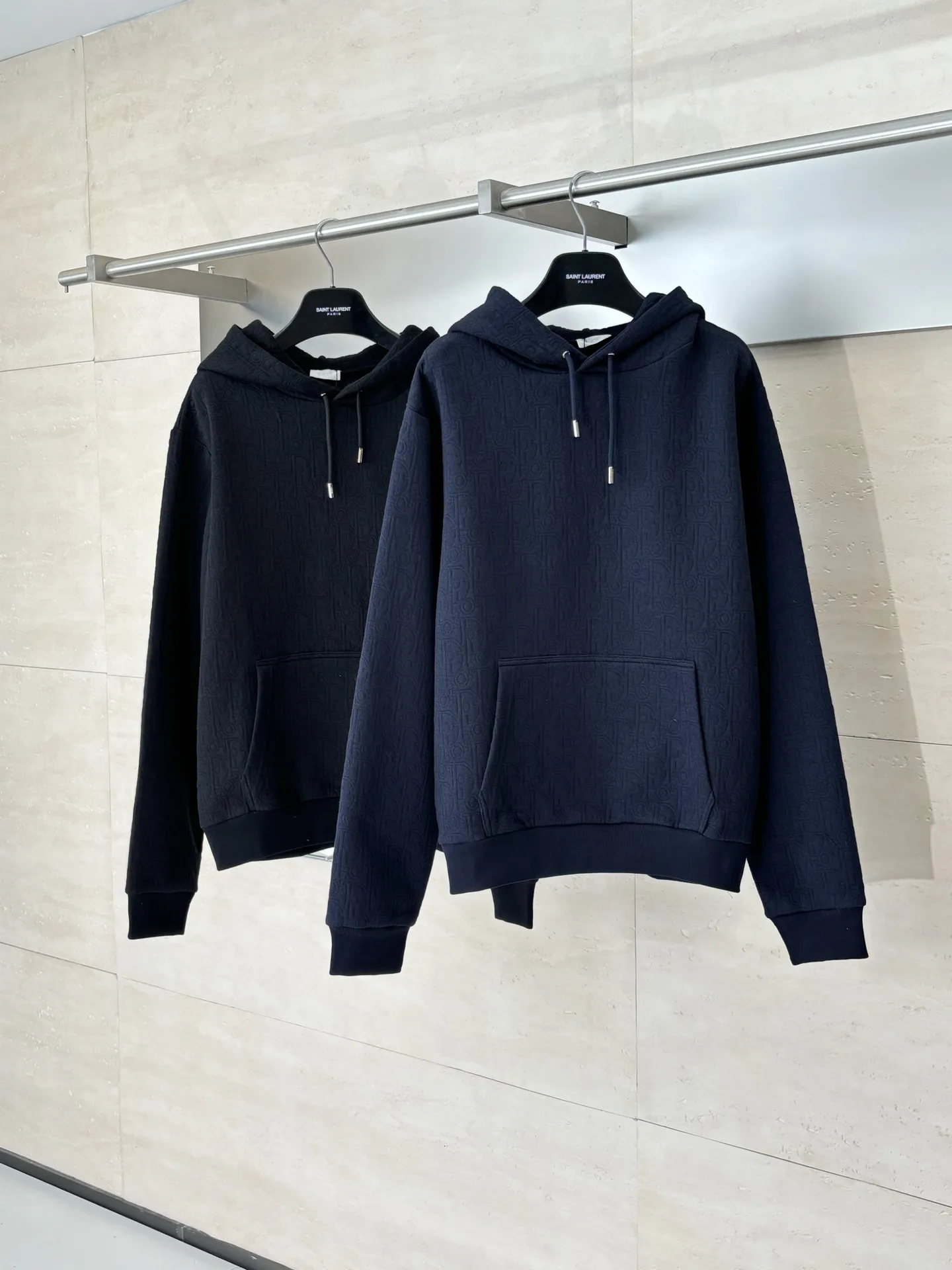 Oblique Jacquard Cotton-Blend Hoodie D25520715 — view 4