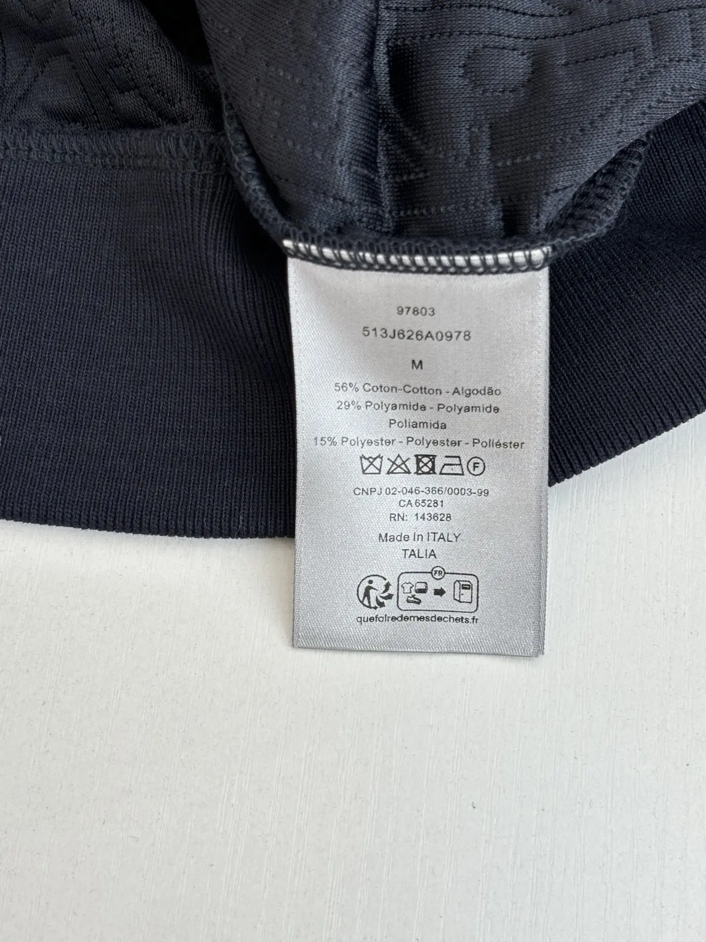 Oblique Jacquard Cotton-Blend Hoodie D25520715 — view 11