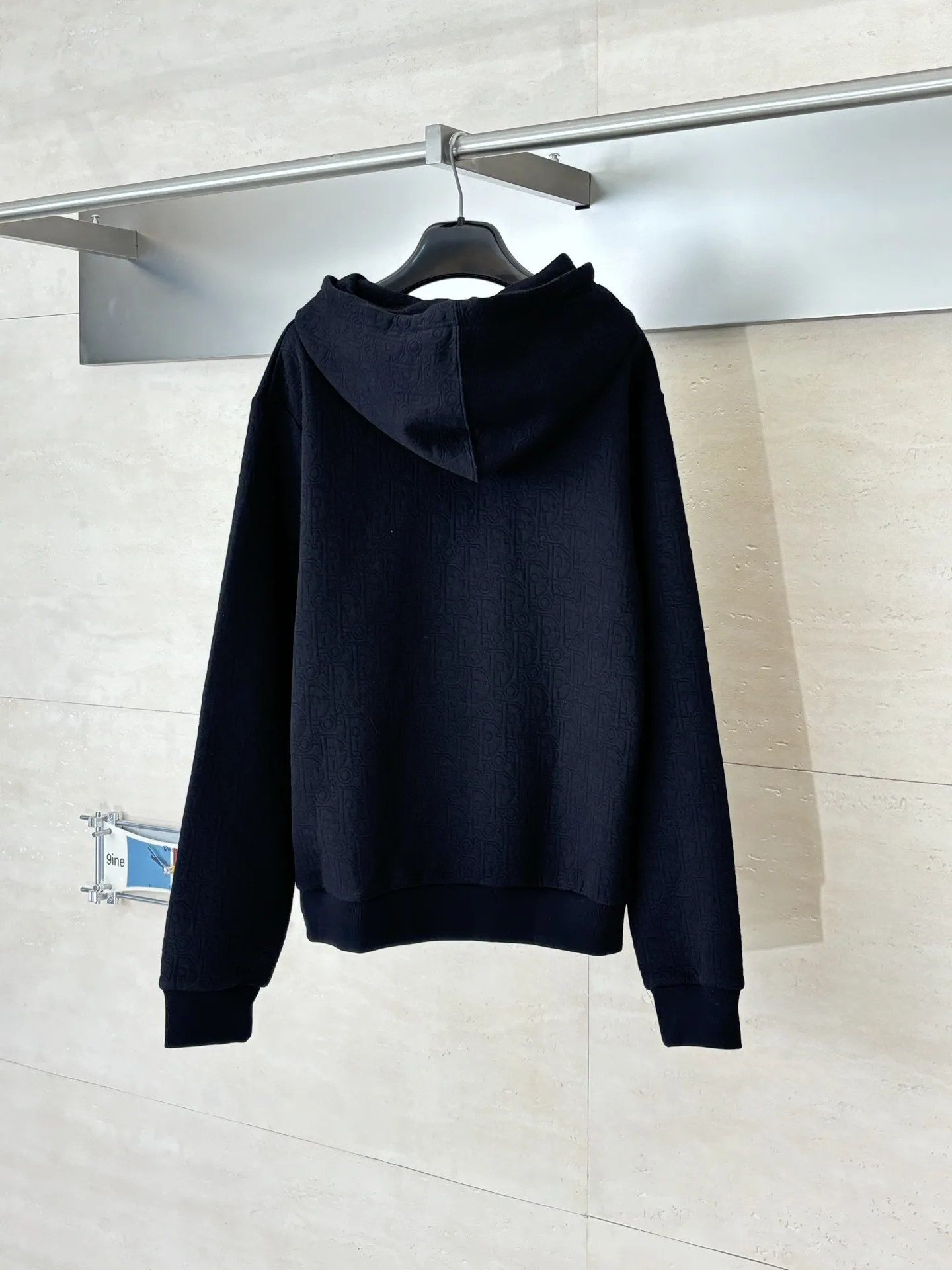 Oblique Jacquard Cotton-Blend Hoodie D25520714 — view 2