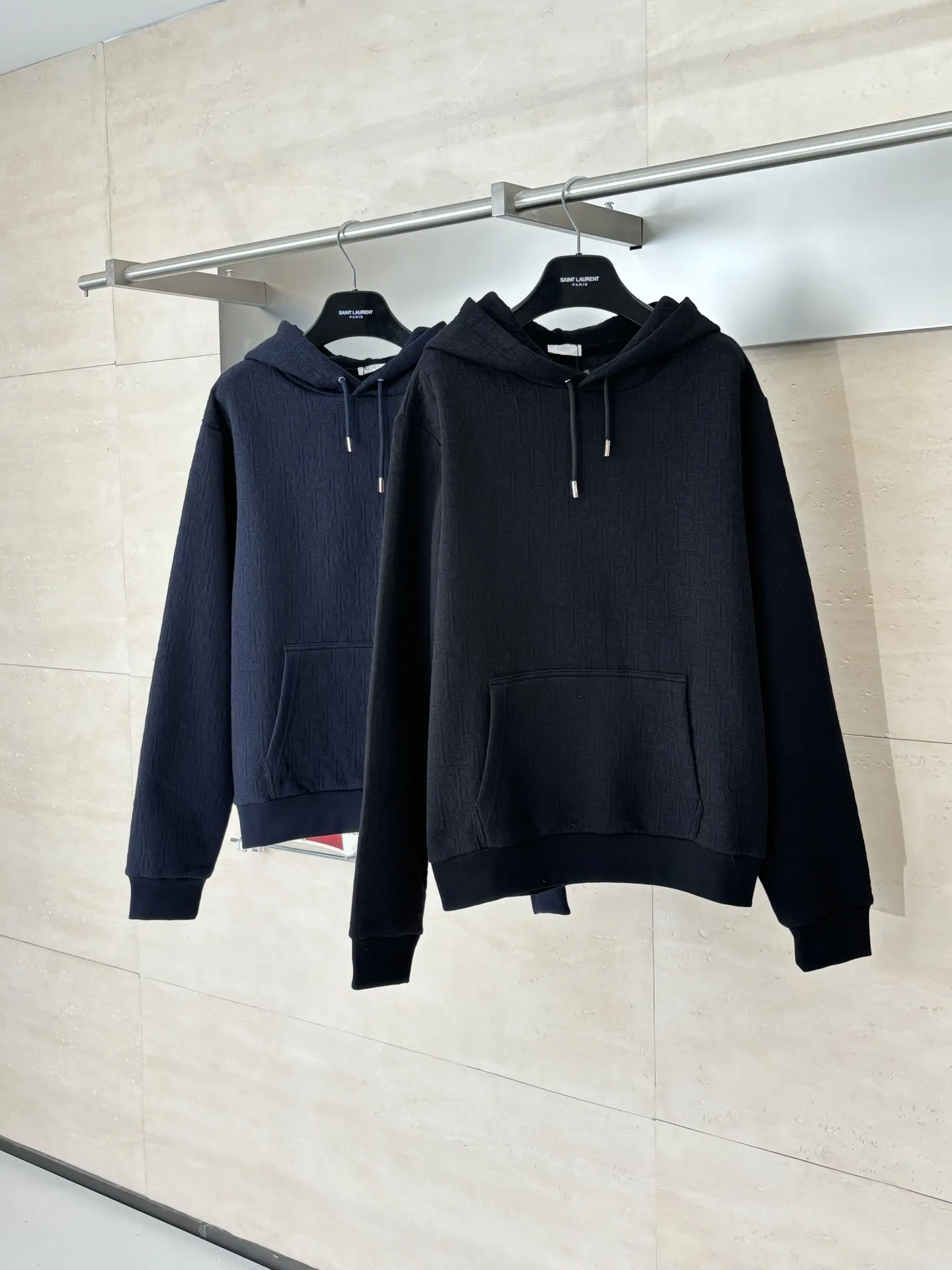 Oblique Jacquard Cotton-Blend Hoodie D25520714 — view 4