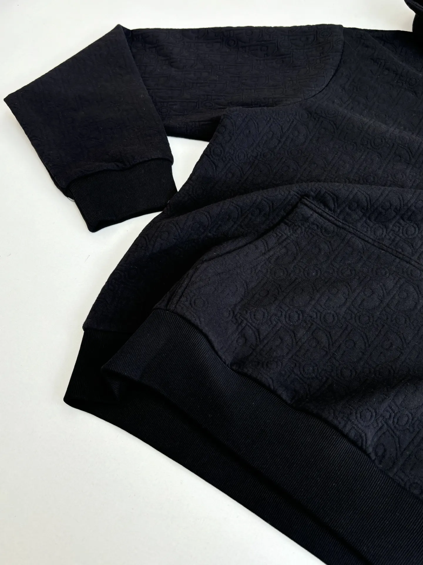 Oblique Jacquard Cotton-Blend Hoodie D25520714 — view 6