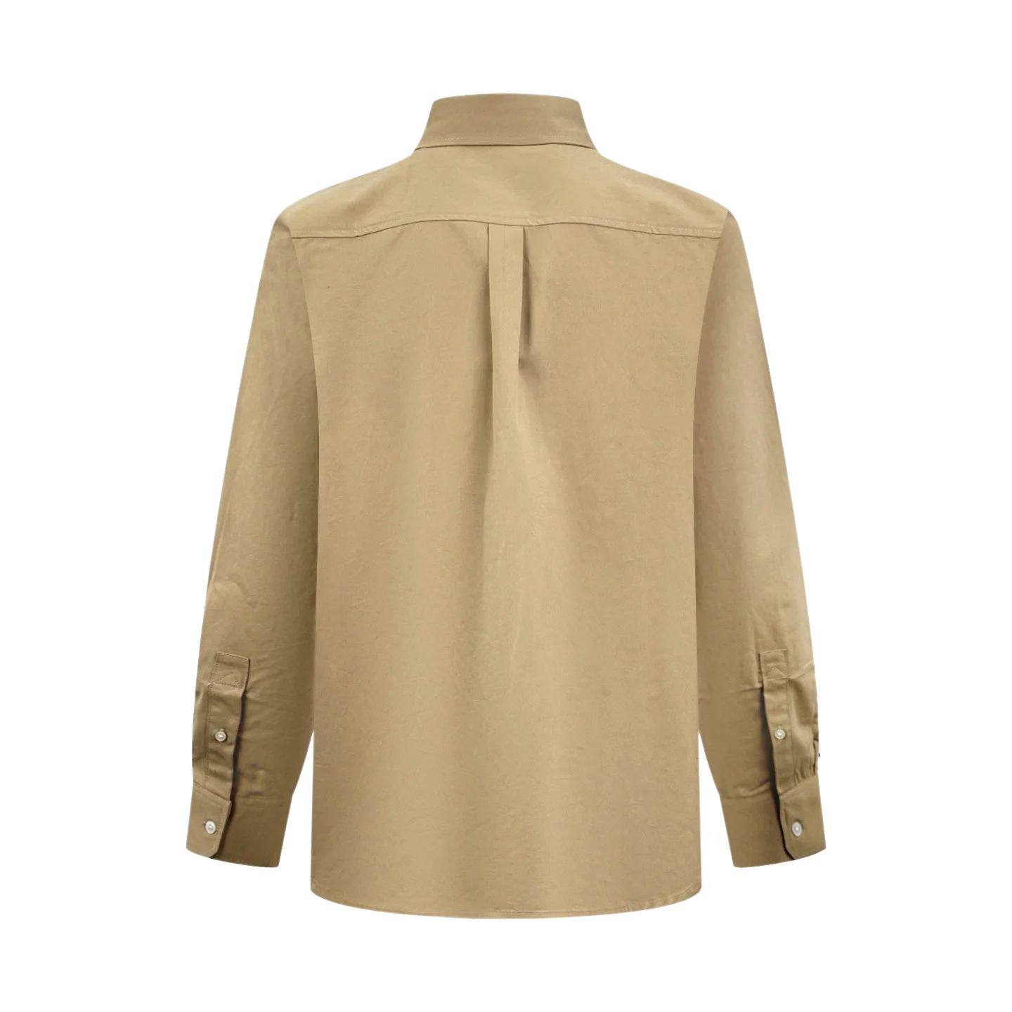 Anagram Embroidered Cotton-Twill Shirt D25521015 — view 2
