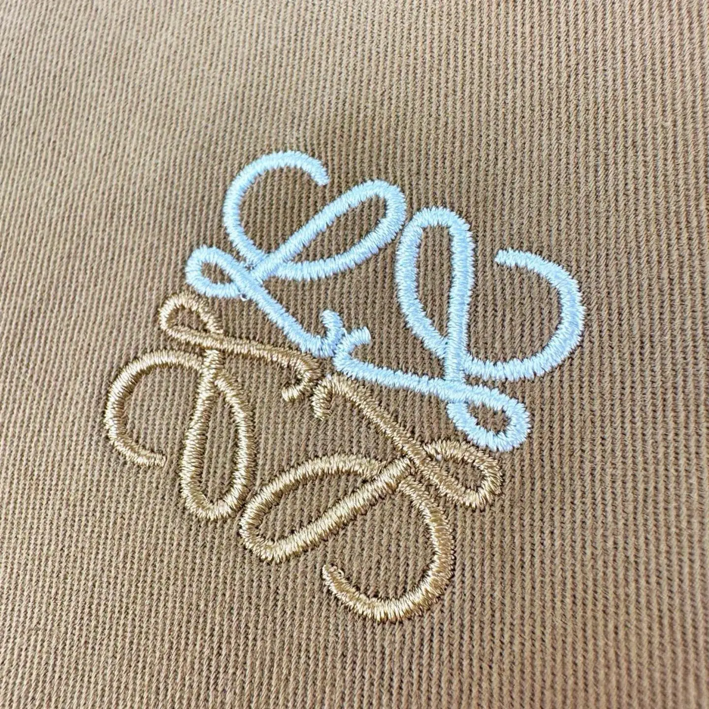 Anagram Embroidered Cotton-Twill Shirt D25521015 — view 5