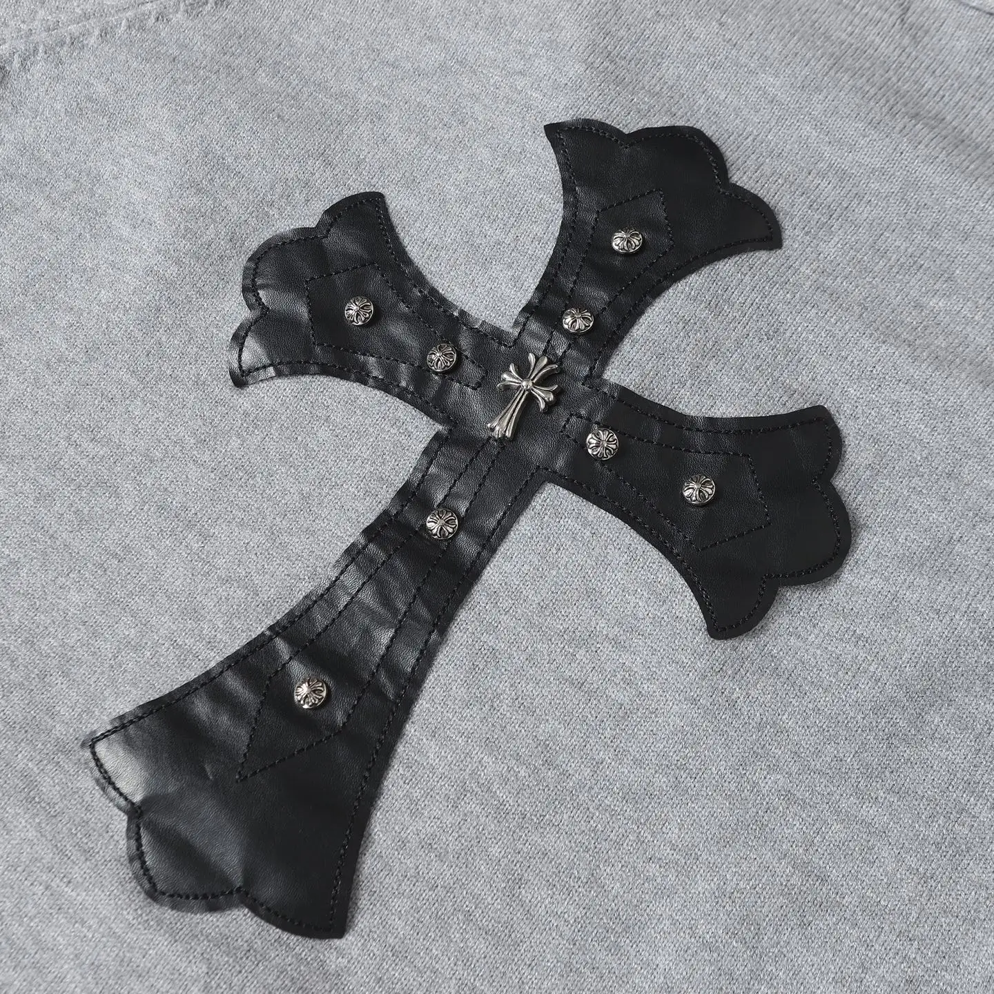 Half-Zip Knitted Cotton Hoodie D26023626 — view 14