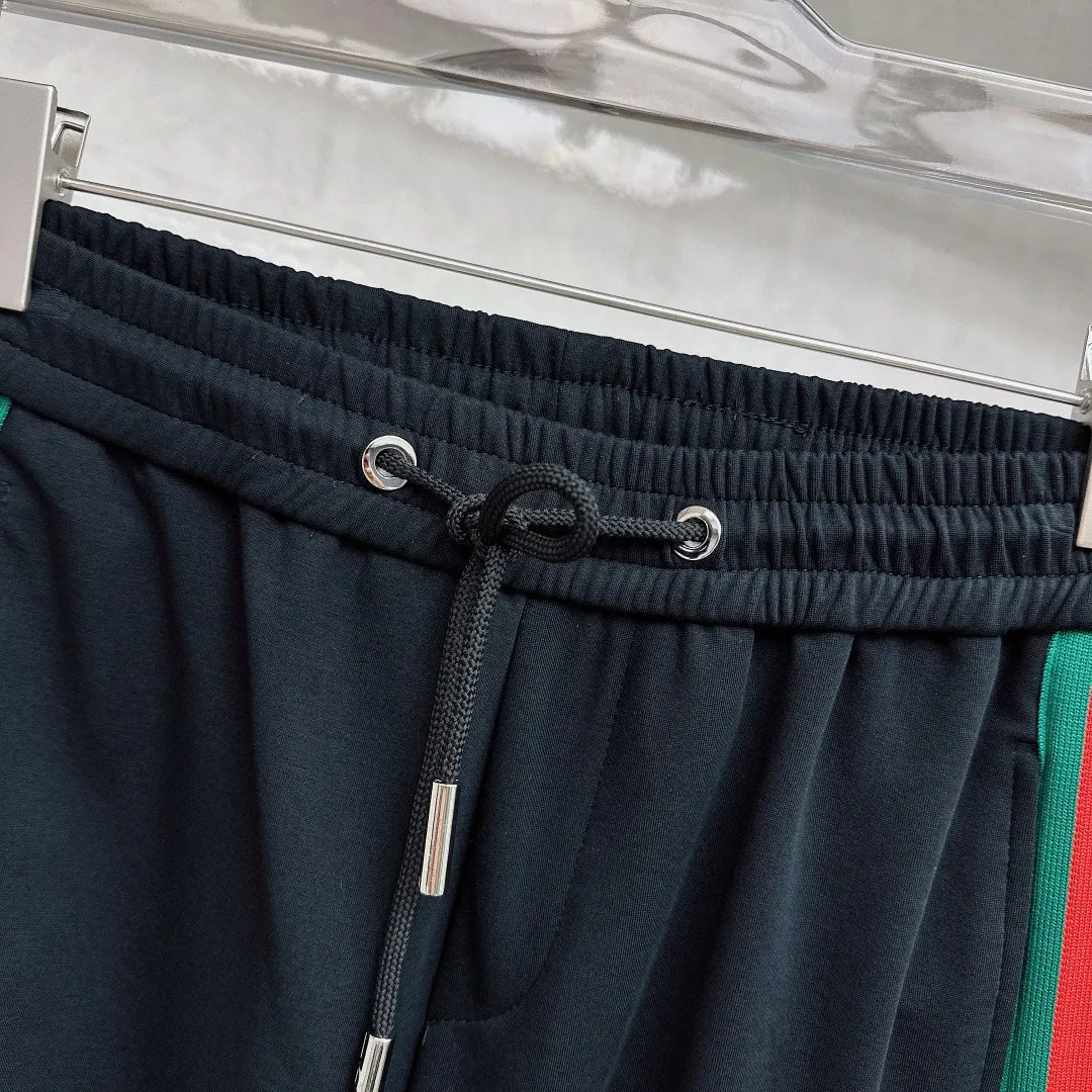 Web-Stripe Logo Cotton-Blend Sweatpants D26014442 — view 3