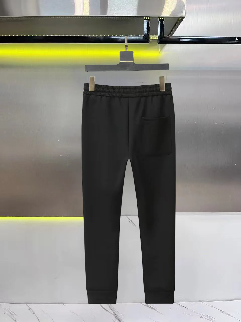 Web-Stripe Logo Cotton-Blend Sweatpants D26014442 — view 9