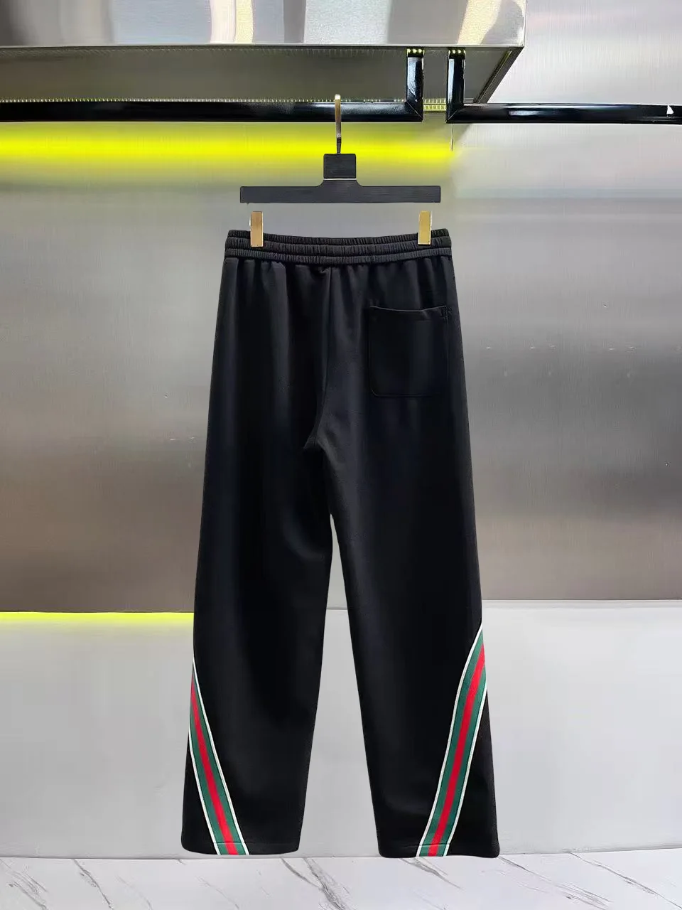 Logo-Patch Webbing-Trimmed Sweatpants D26014431 — view 2