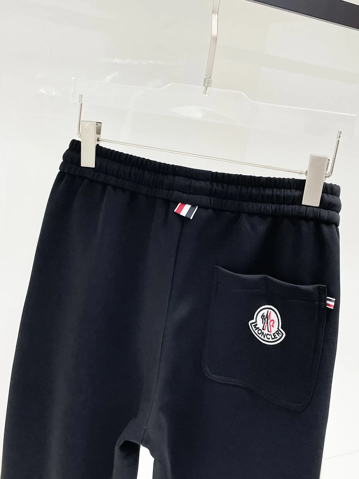Logo-Appliquéd Striped Cotton-Blend Sweatpants D26014444 — view 7