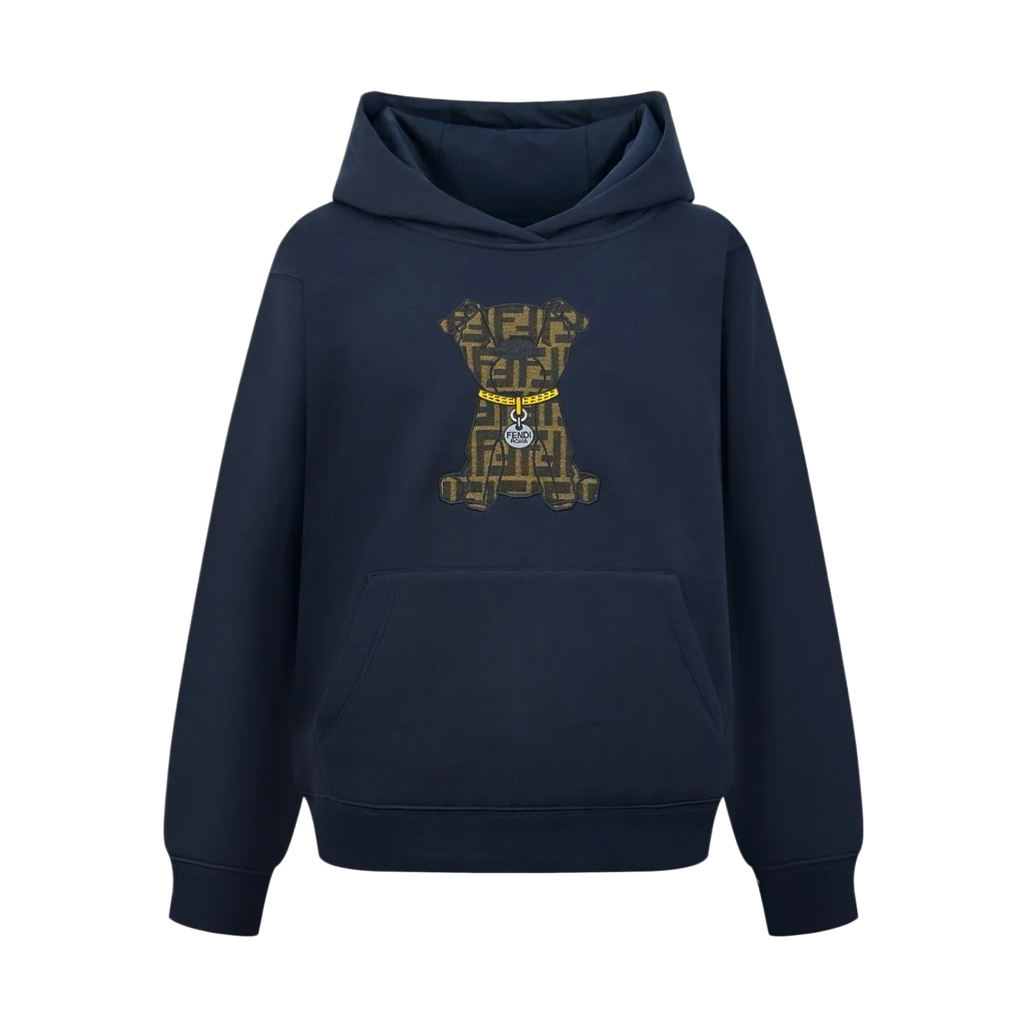 Ito Dog Embroidered FF Monogram Hoodie D26021221