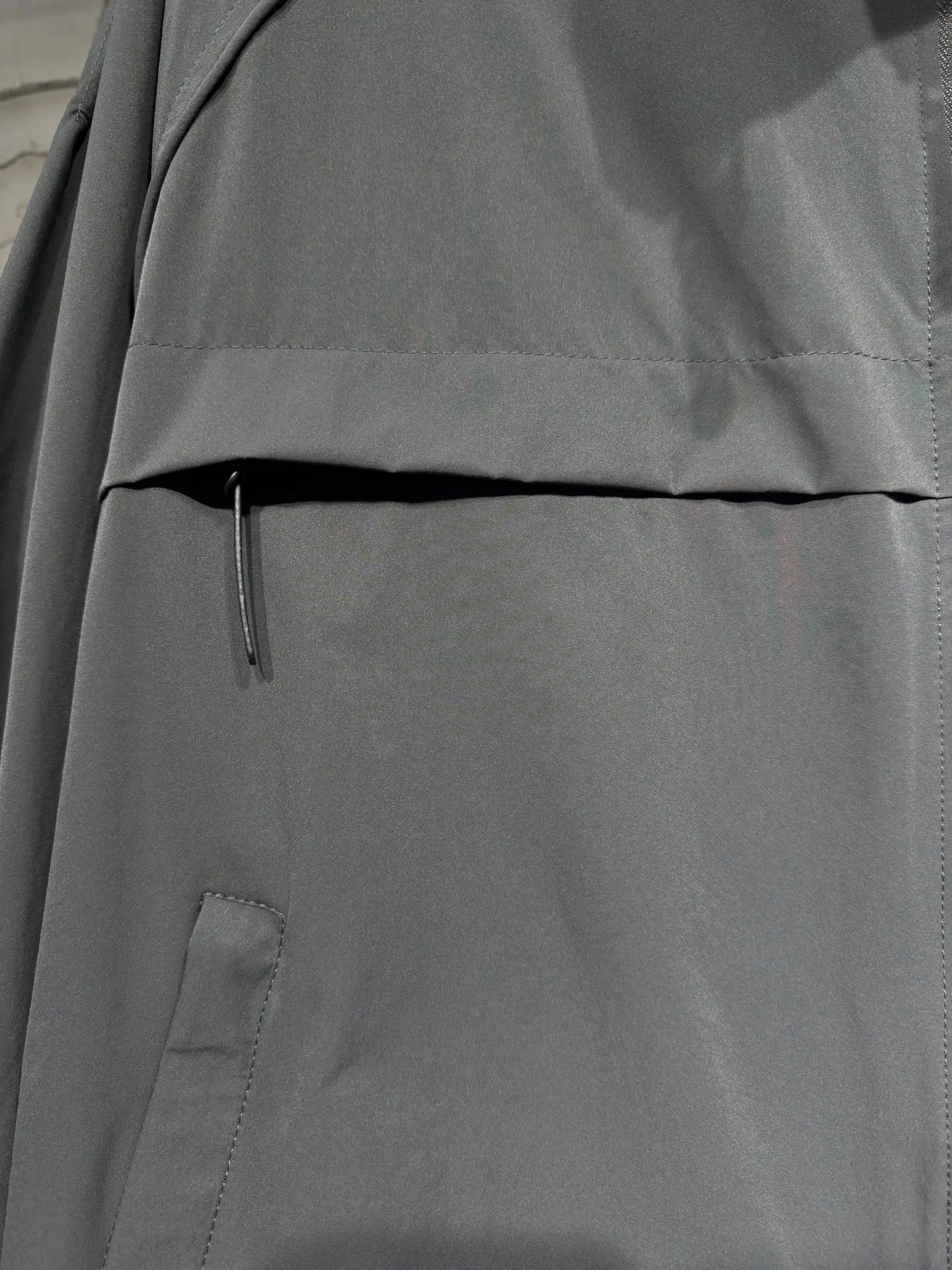Crinkled Nylon Zip-Up Jacket D26523031 — view 4