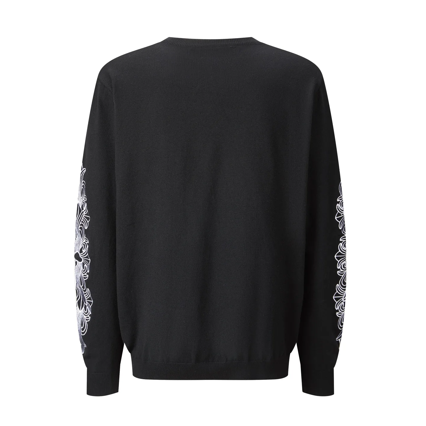 Embroidered Sleeve Cashmere-Blend Sweater D26521062 — view 2