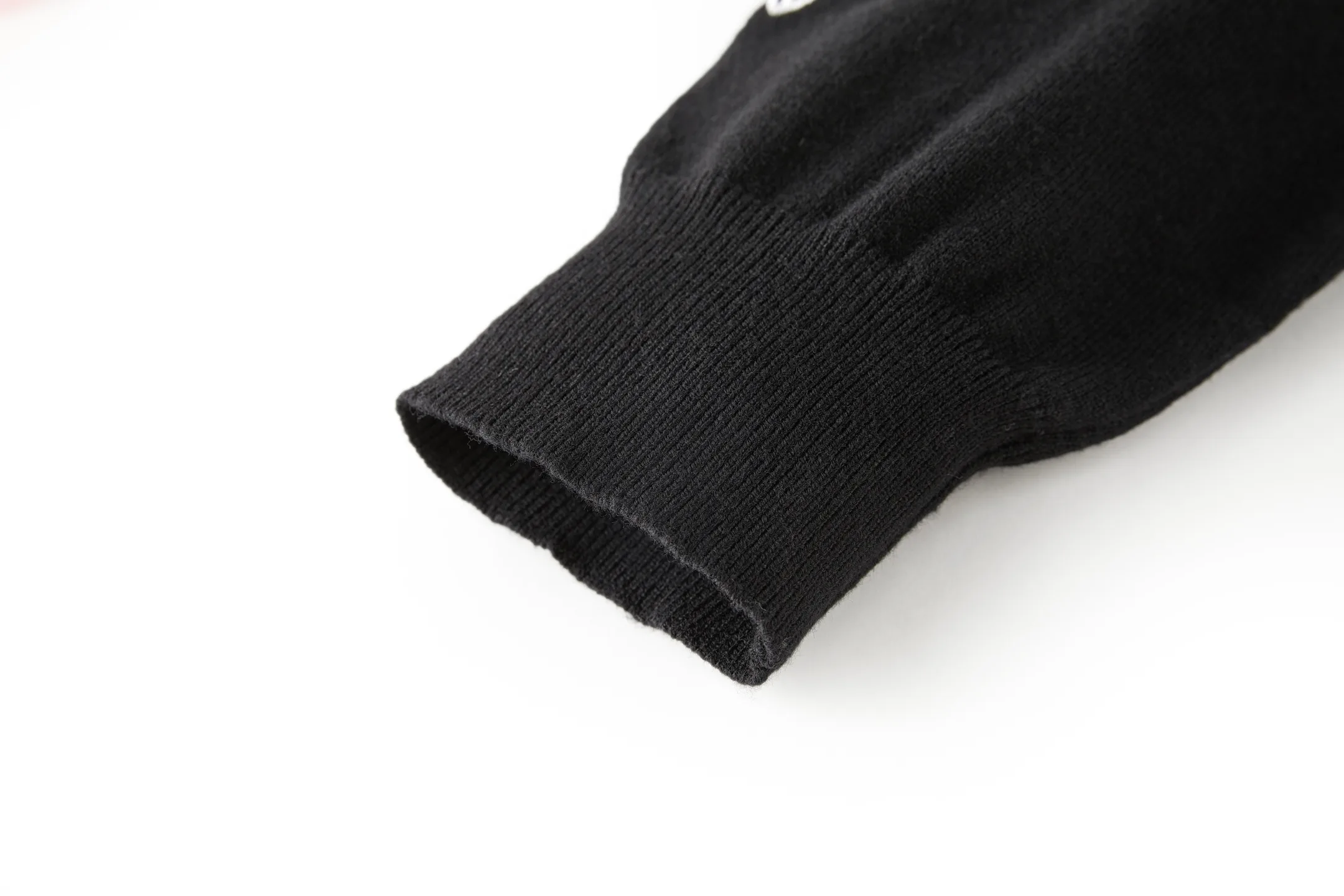 Embroidered Sleeve Cashmere-Blend Sweater D26521062 — view 7