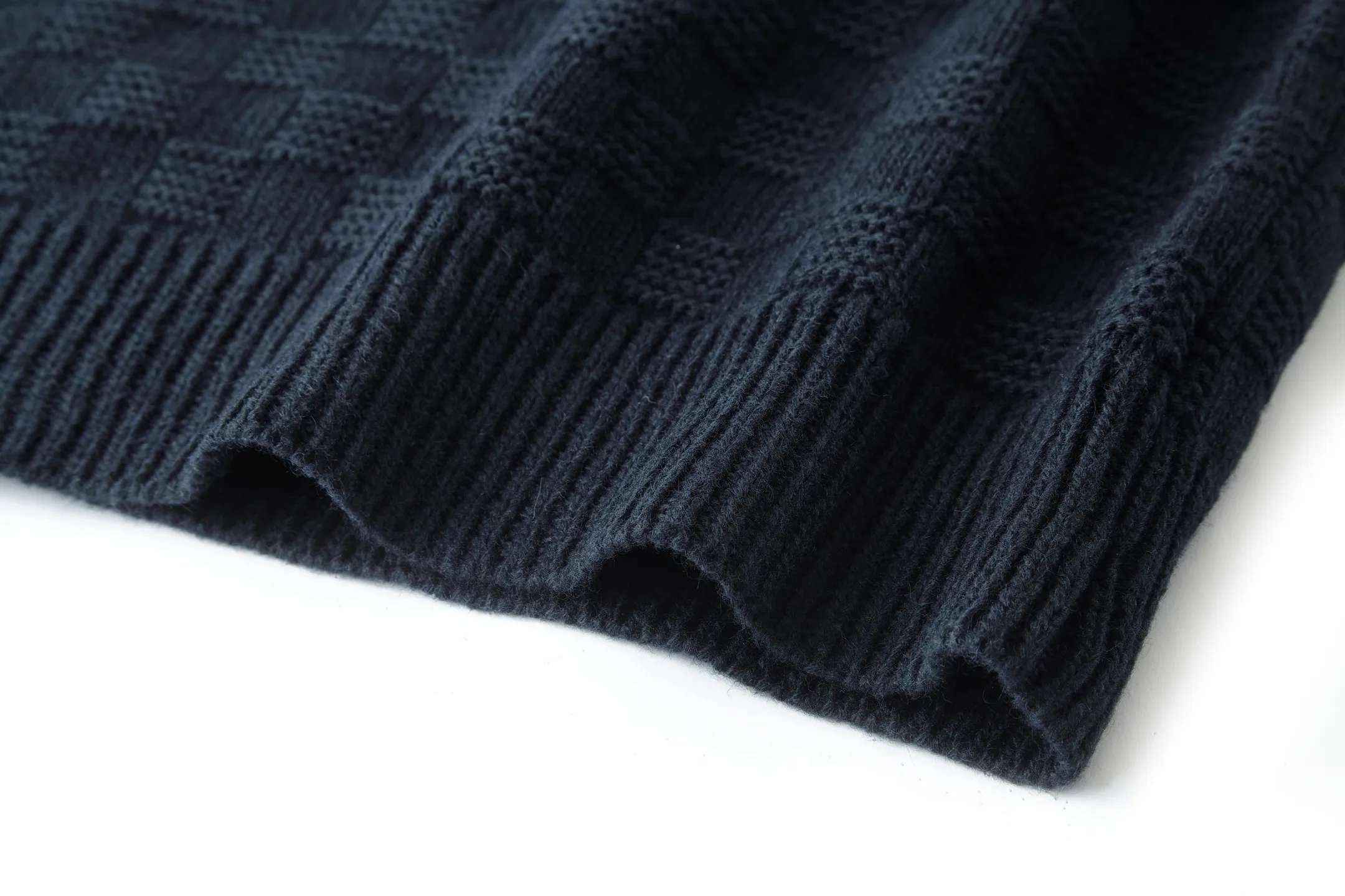 Damier Half-Zip Wool and Cashmere-Blend Sweater D26519228 — view 5