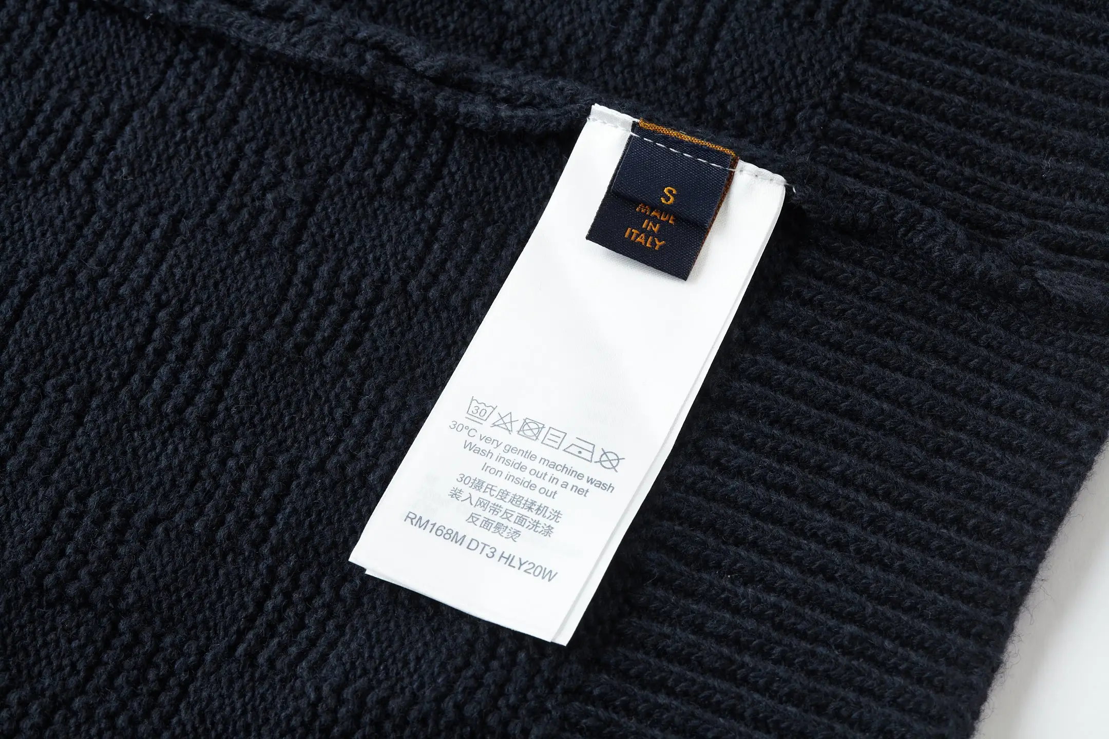 Damier Half-Zip Wool and Cashmere-Blend Sweater D26519228 — view 9