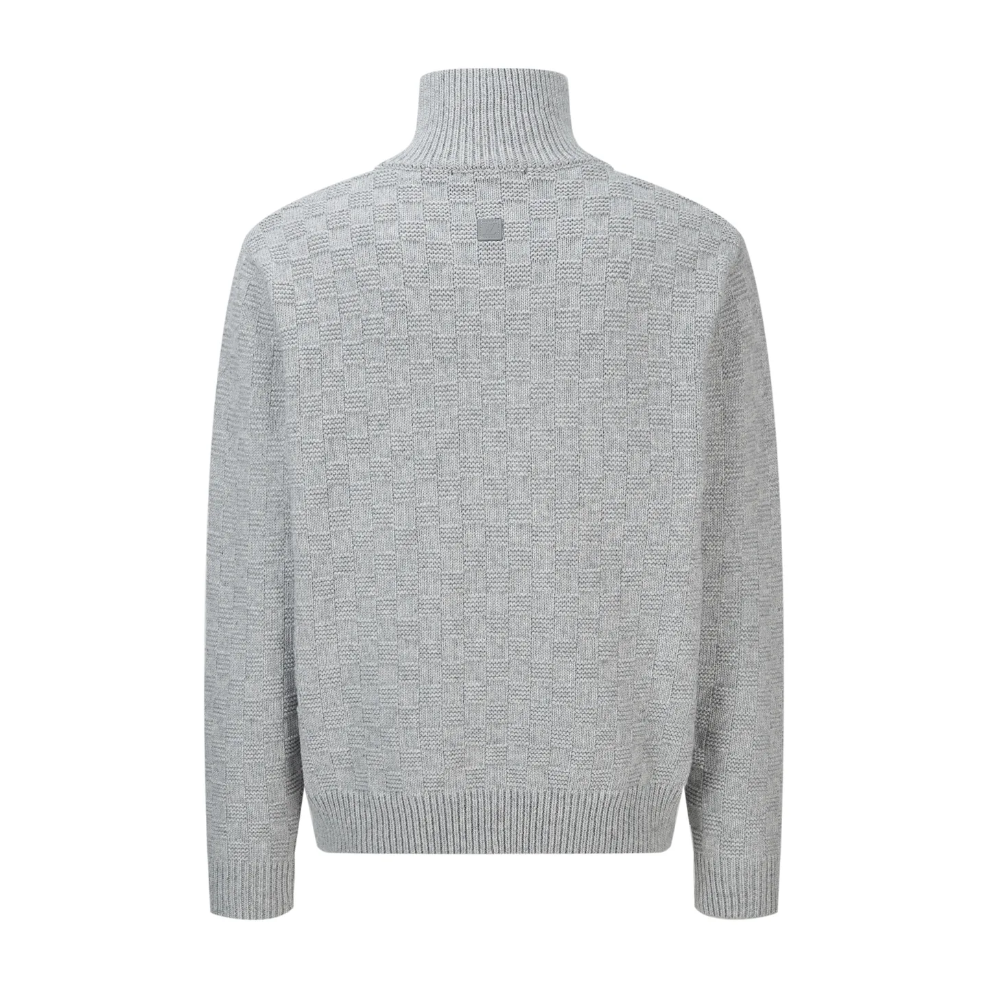 Damier Half-Zip Cashmere Blend Sweater D26519229 — view 2