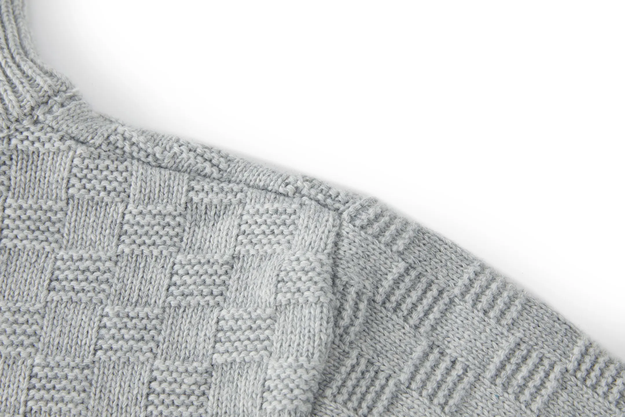 Damier Half-Zip Cashmere Blend Sweater D26519229 — view 6