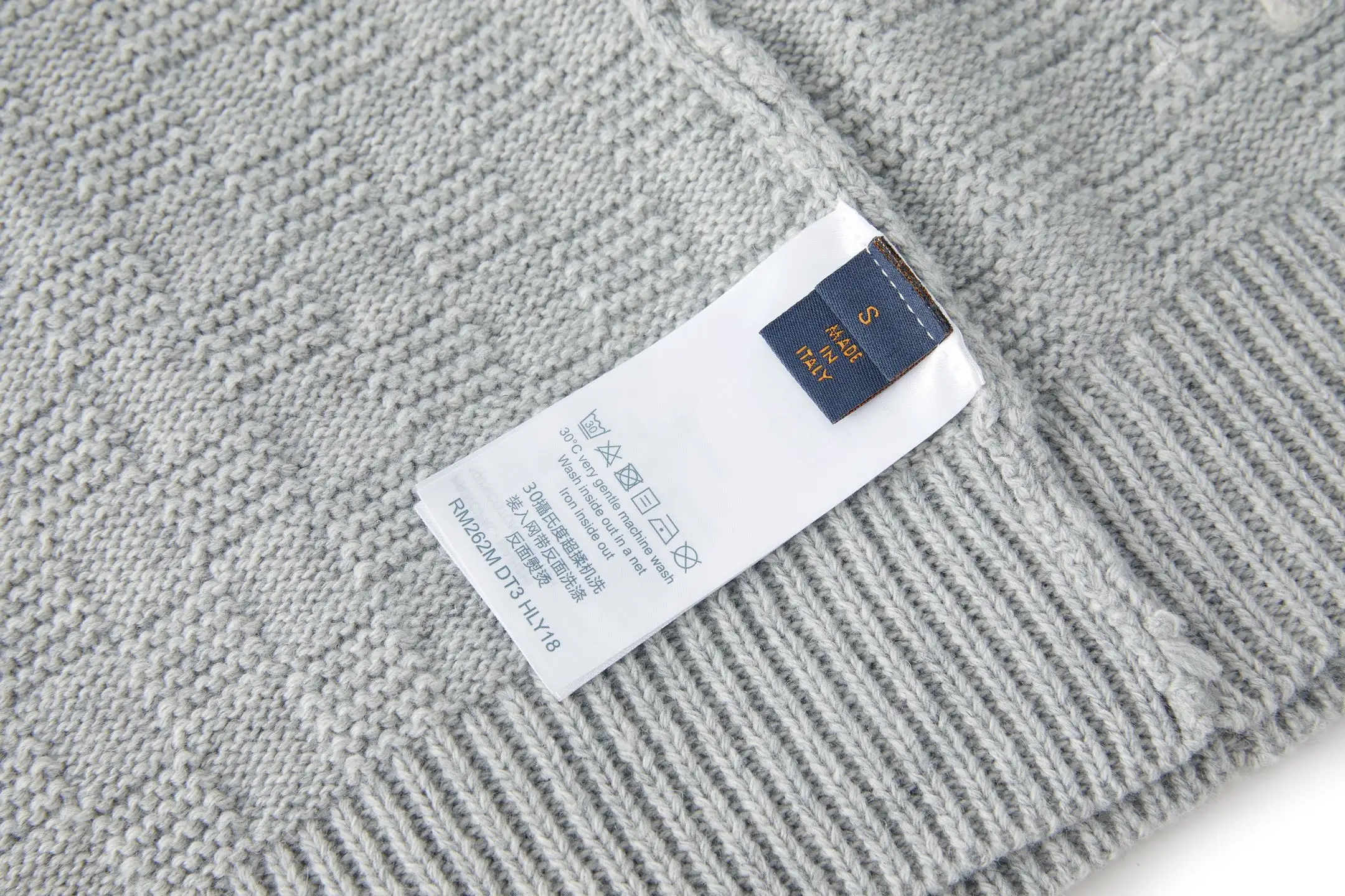 Damier Half-Zip Cashmere Blend Sweater D26519229 — view 7