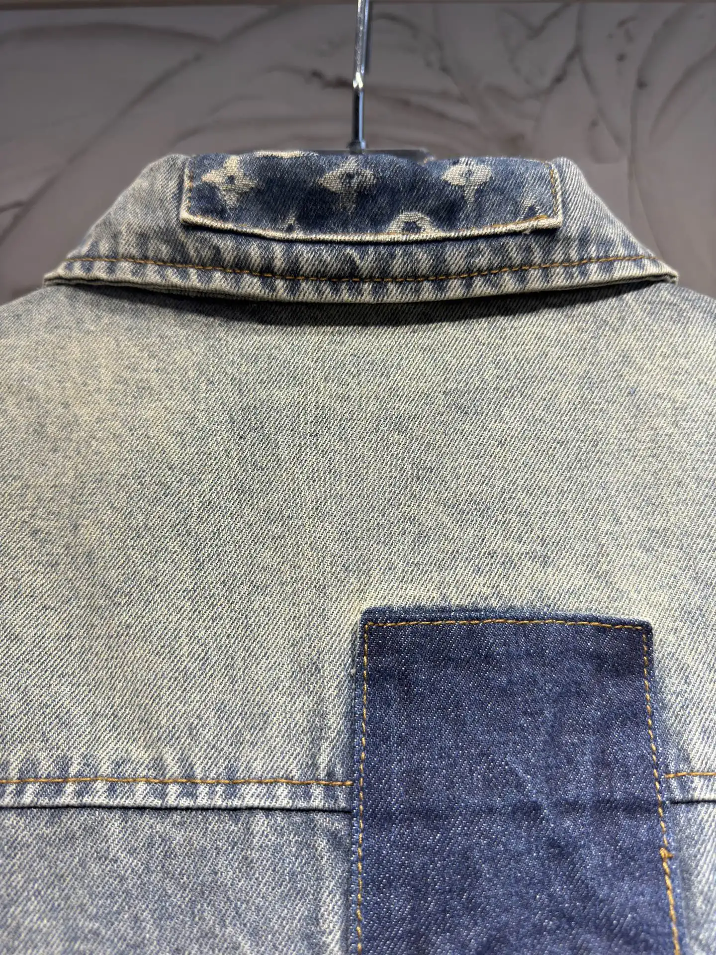 Patchwork Monogram Denim Overshirt D26523063 — view 18