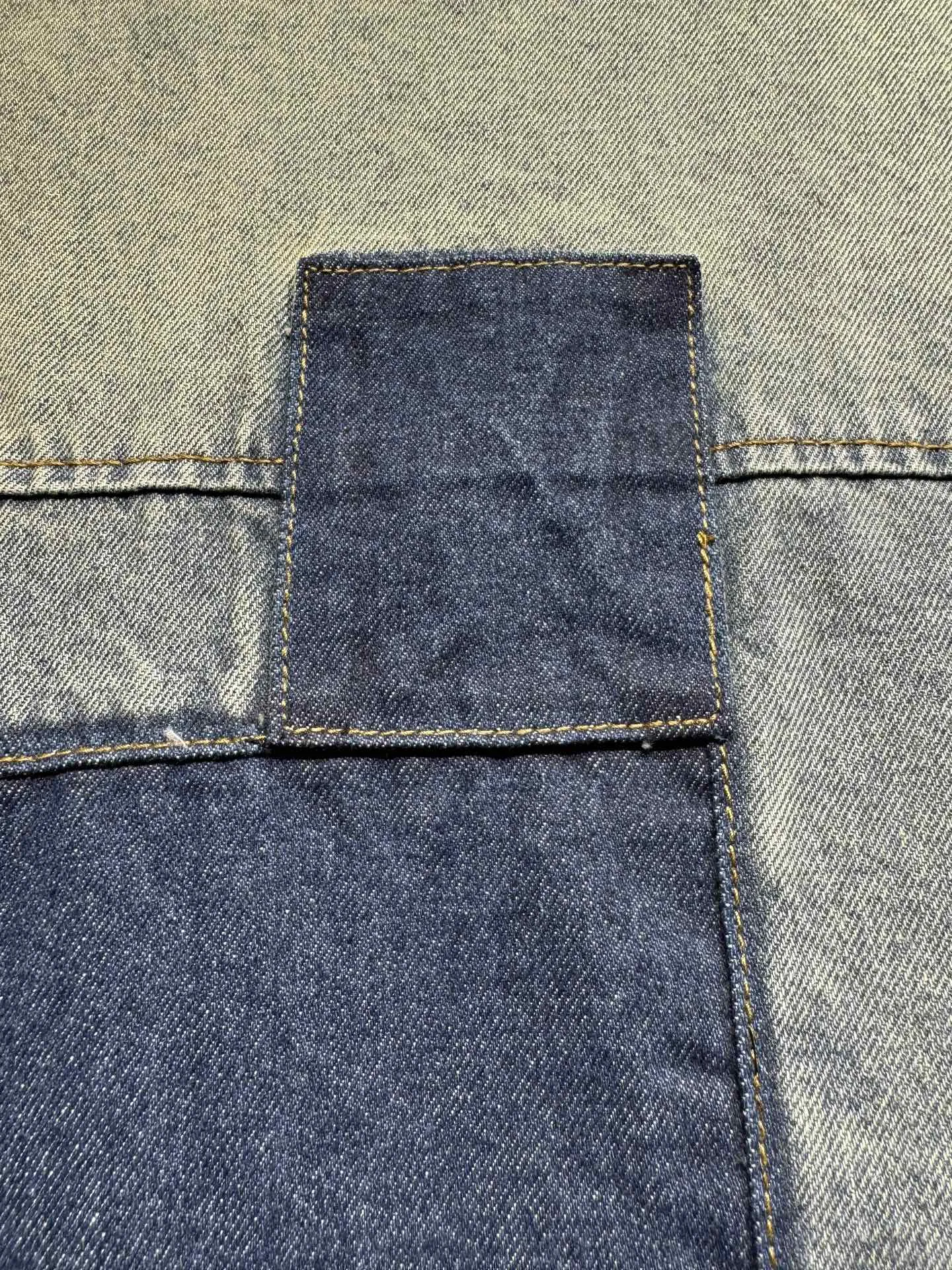 Patchwork Monogram Denim Overshirt D26523063 — view 20