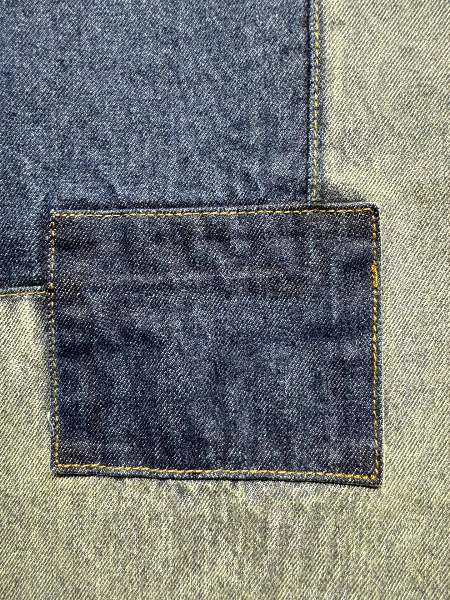 Patchwork Monogram Denim Overshirt D26523063 — view 22