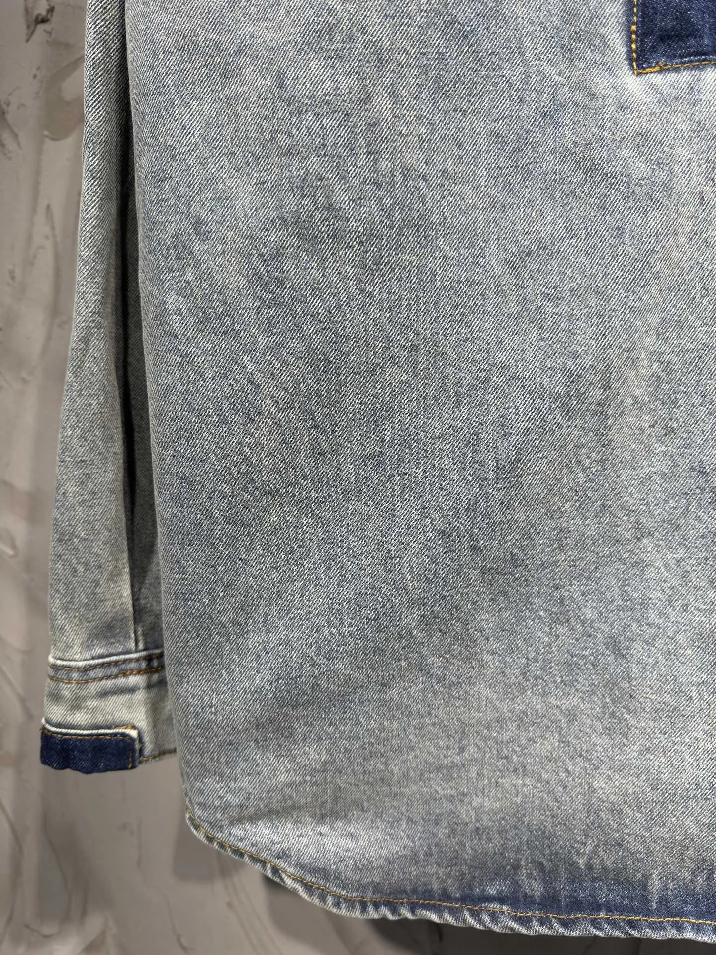 Patchwork Monogram Denim Overshirt D26523063 — view 23