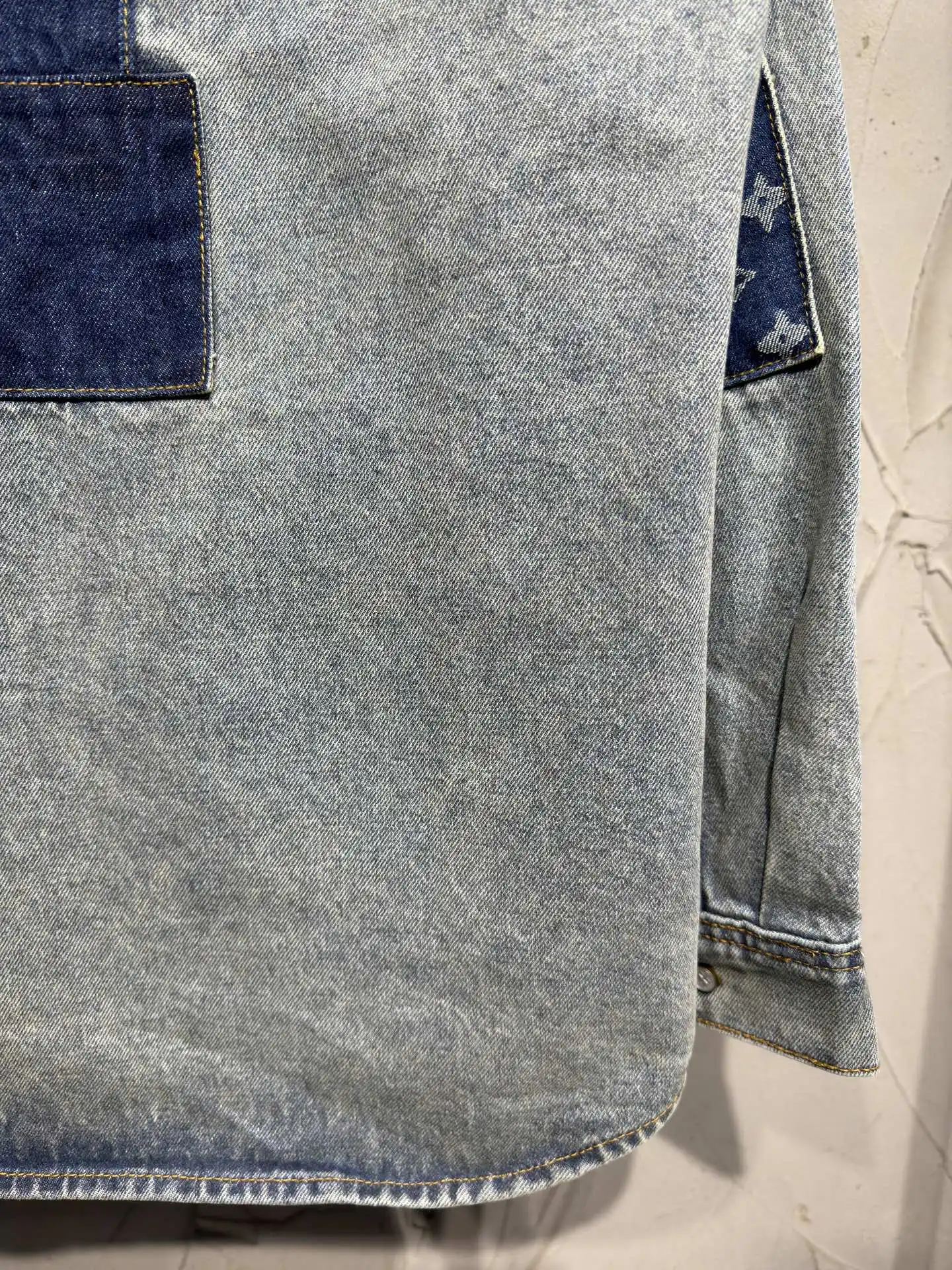 Patchwork Monogram Denim Overshirt D26523063 — view 24