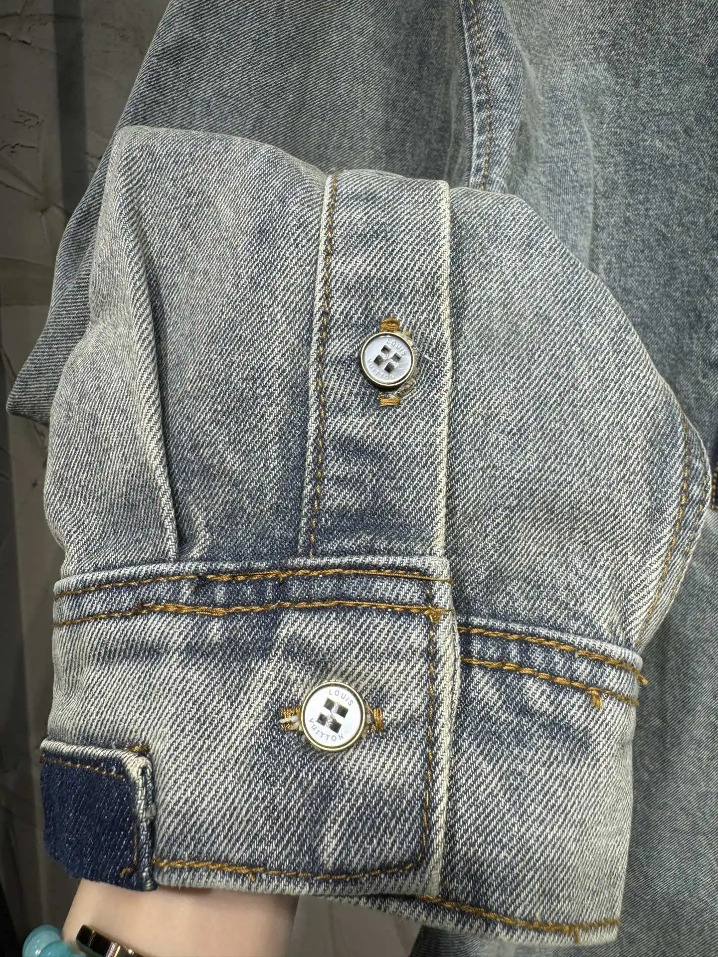 Patchwork Monogram Denim Overshirt D26523063 — view 26