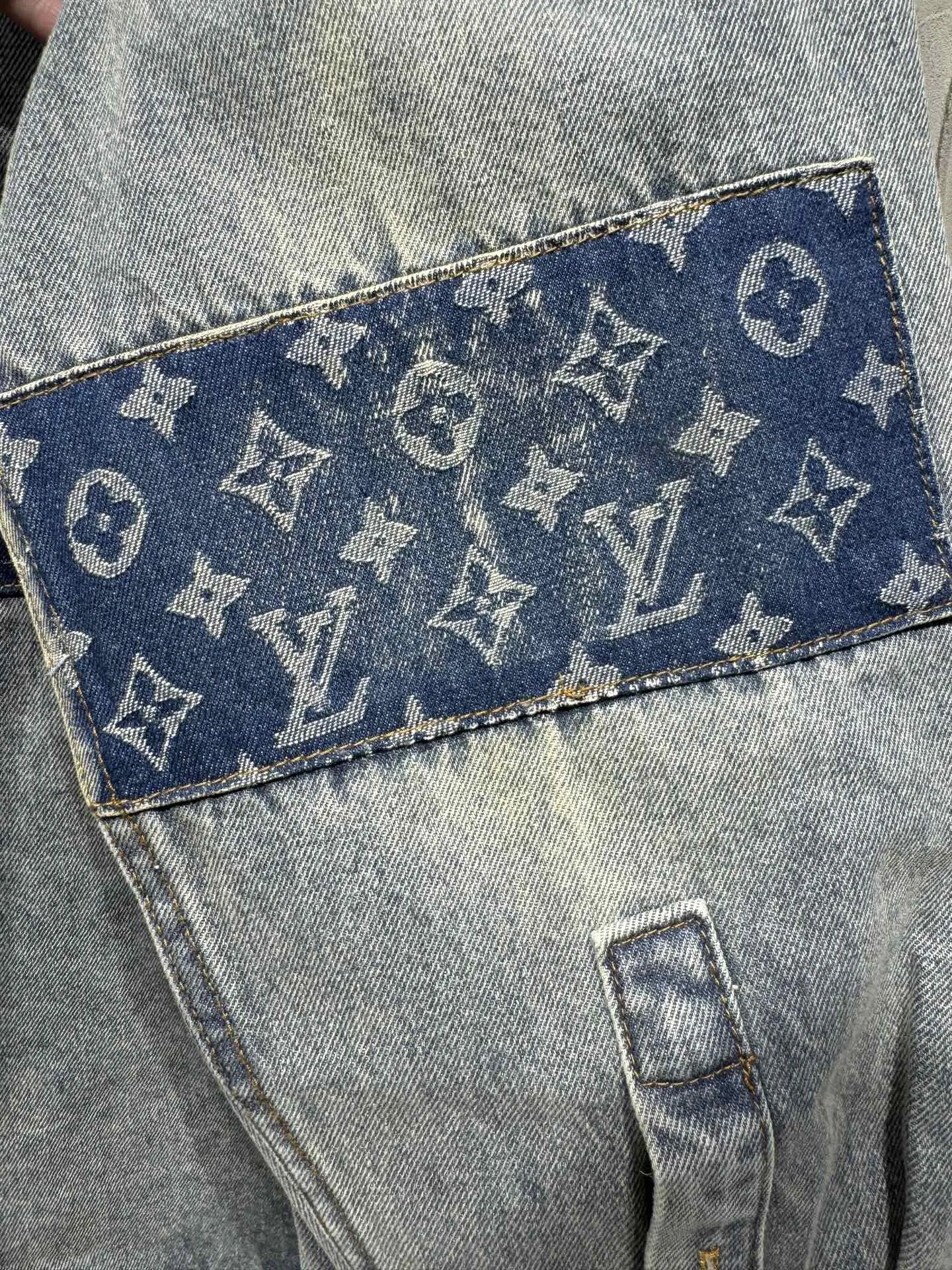Patchwork Monogram Denim Overshirt D26523063 — view 29