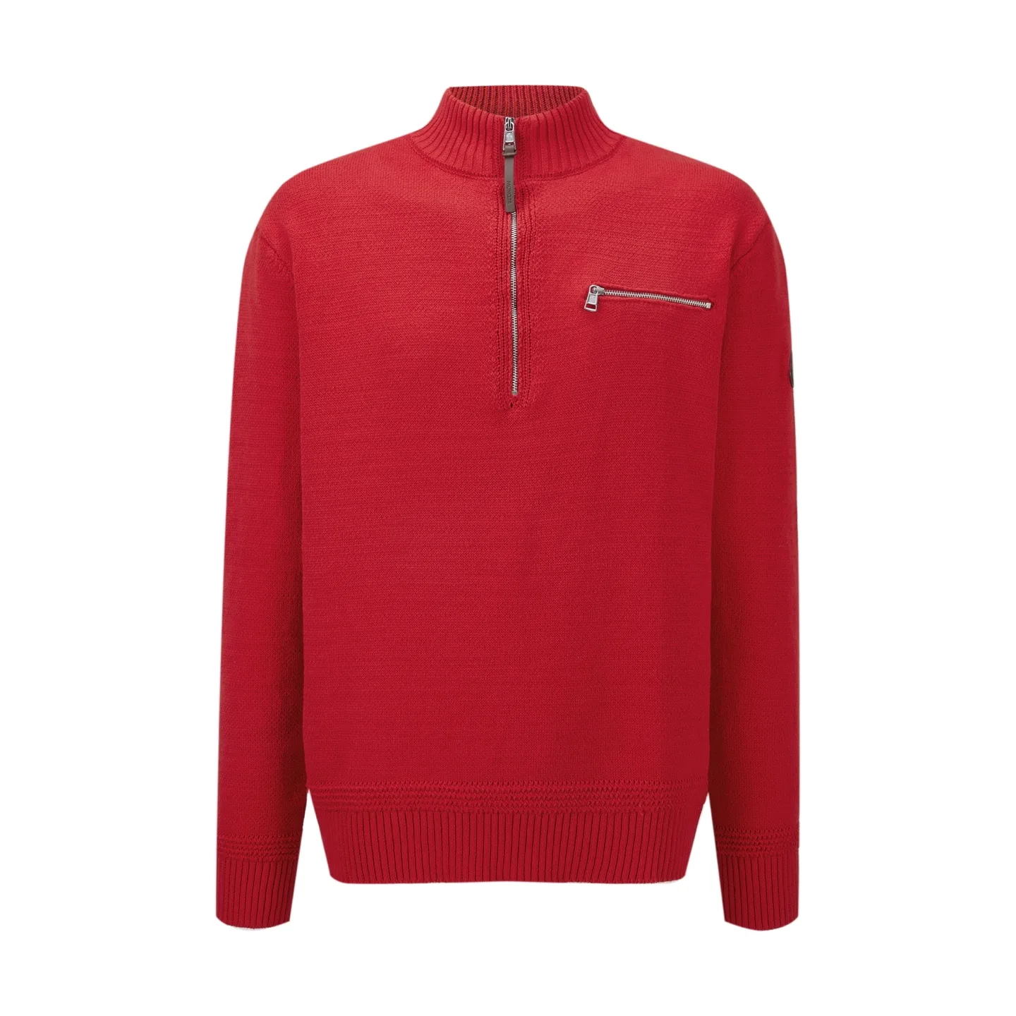 Moncler Half-Zip Wool and Cashmere-Blend Sweater D26521076