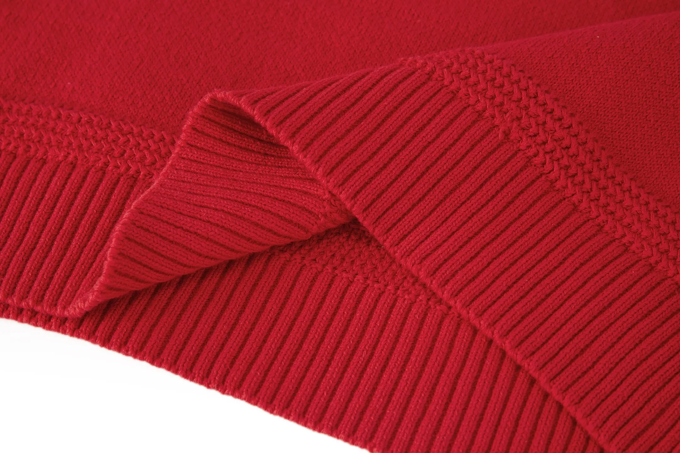 Moncler Half-Zip Wool and Cashmere-Blend Sweater D26521076 — view 7