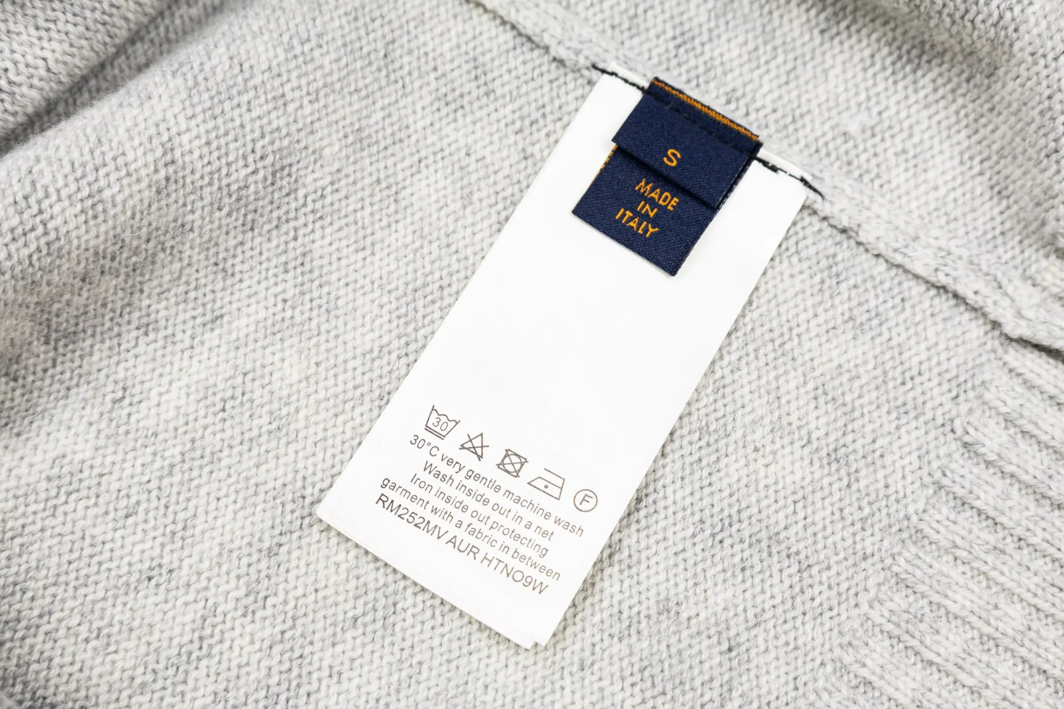 Leather-Trimmed Wool Crew-Neck Sweater D27021098 — view 9