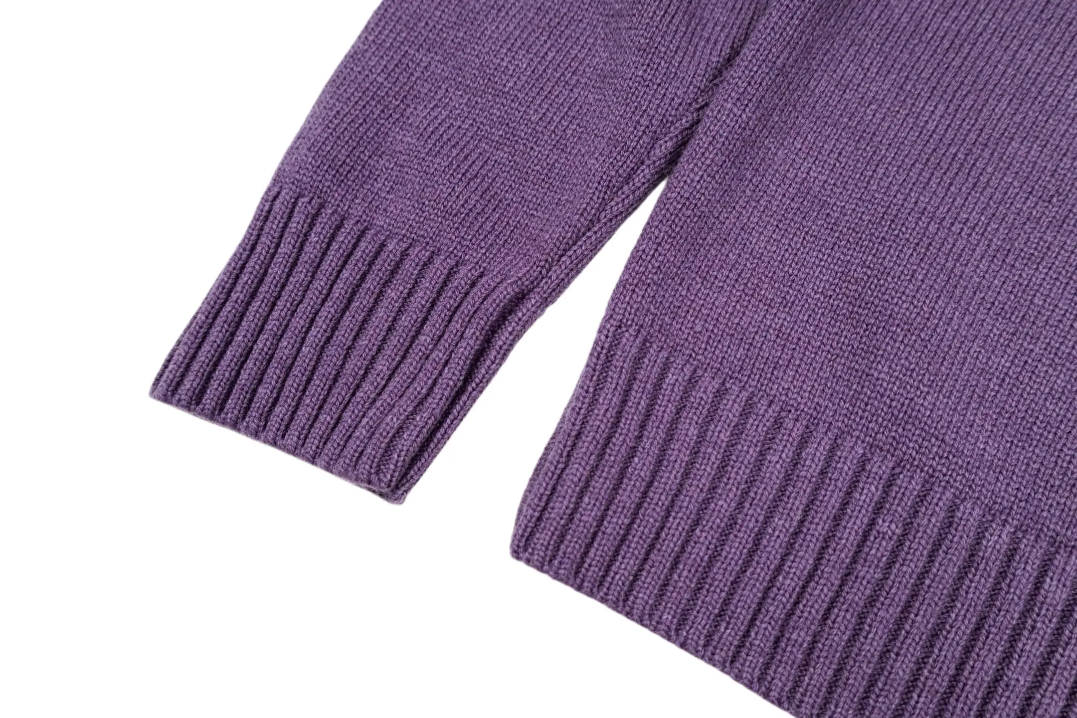 Leather Patch Wool Crew-Neck Sweater D27021100 — view 7