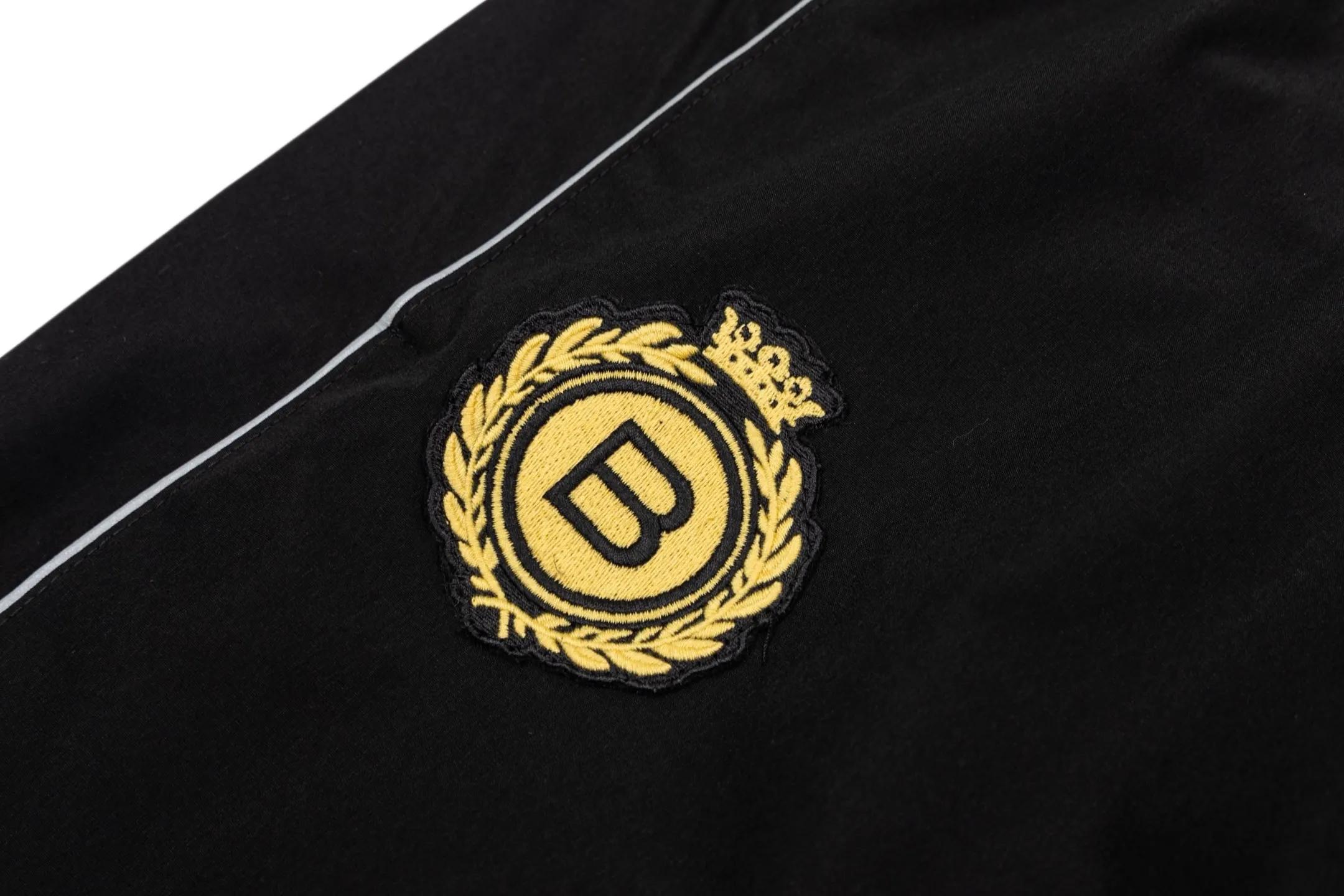 Embroidered Crest Wide-Leg Track Pants D27021161 — view 6