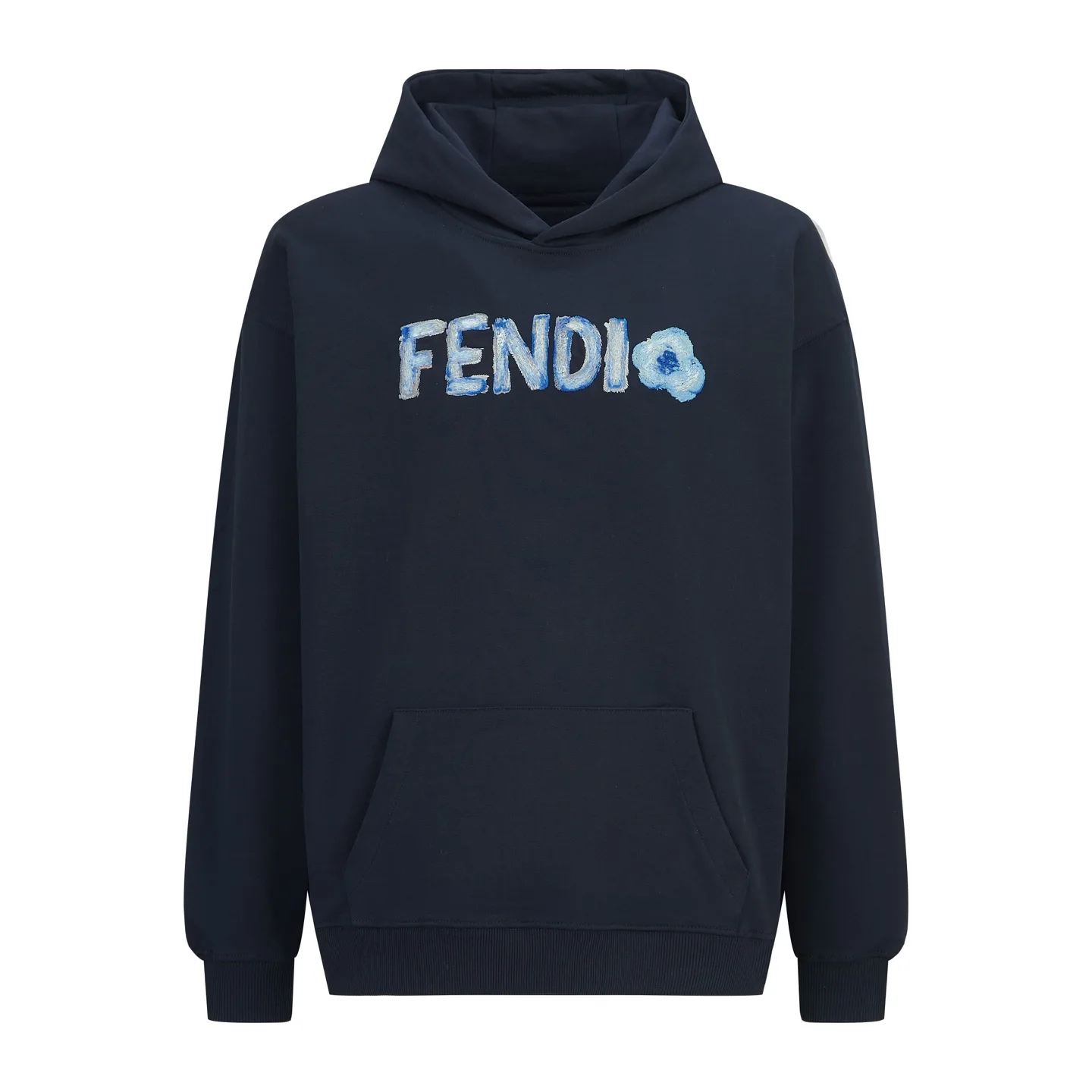 Embroidered Logo Cotton-Jersey Hoodie D27013776