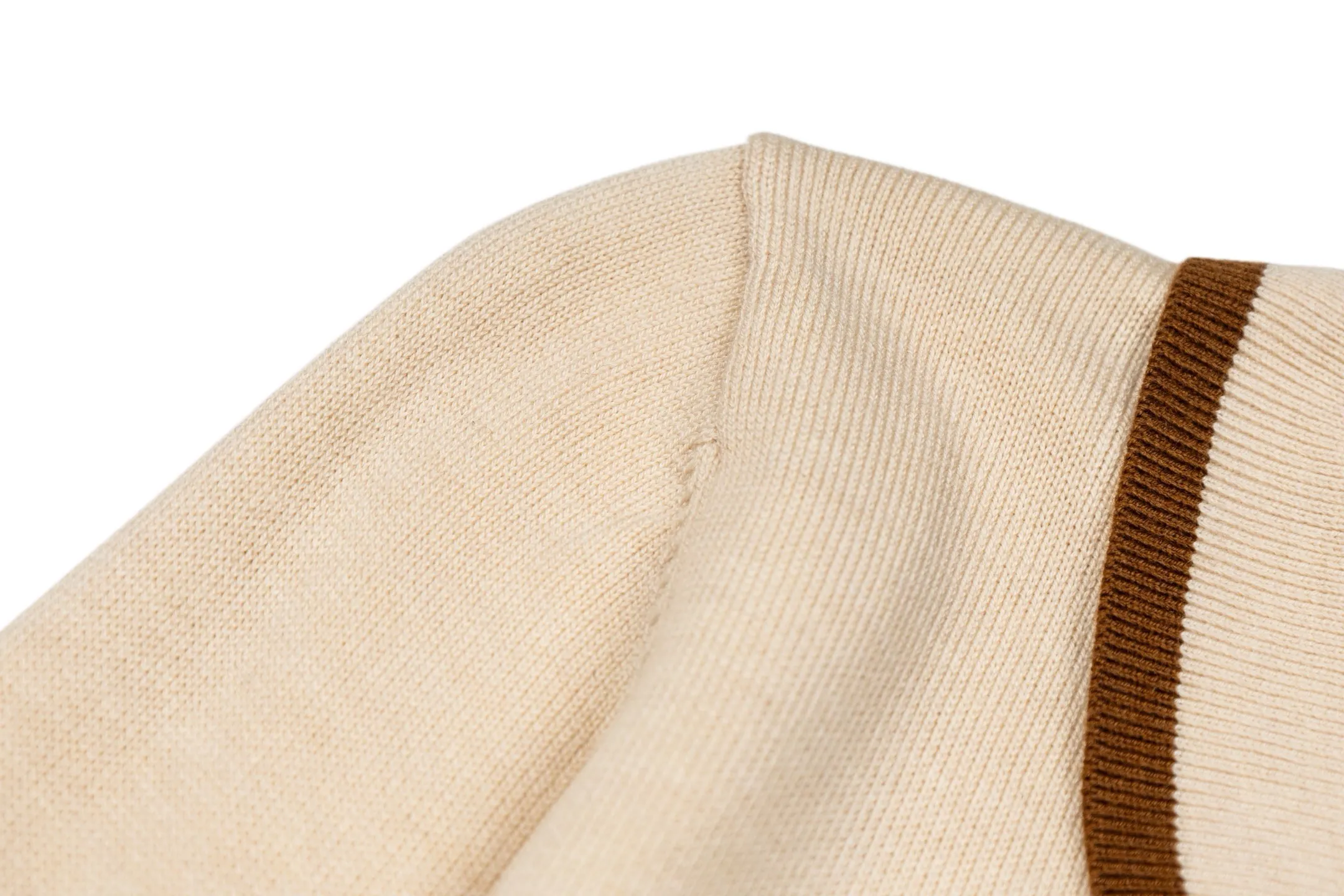 Contrast-Trim Zip-Up Knit Cardigan D27021044 — view 6